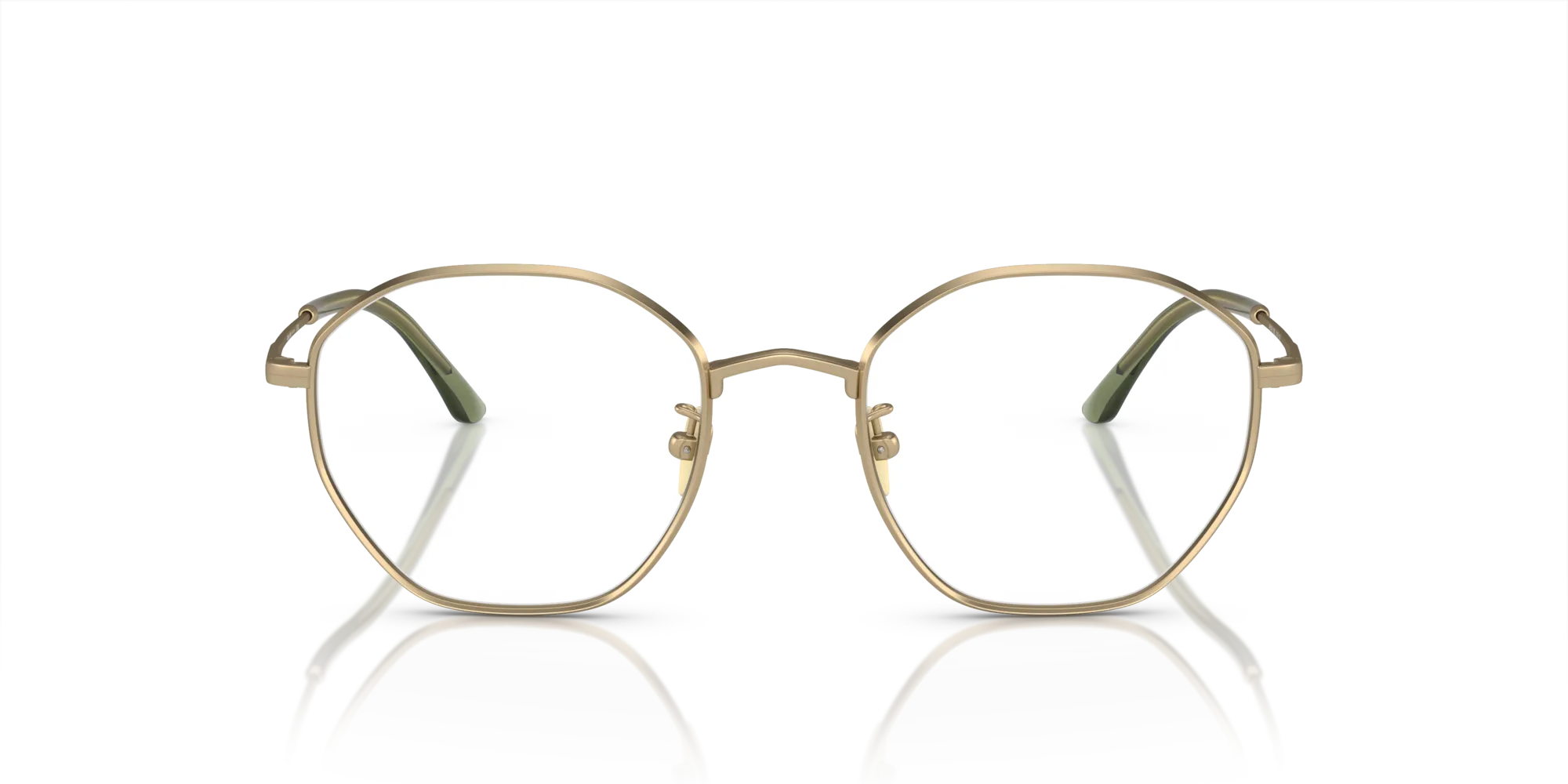 Giorgio Armani AR5139 3002 Montature da vista Metallo Oro Trasparente Squadrata Normale - immagine 3