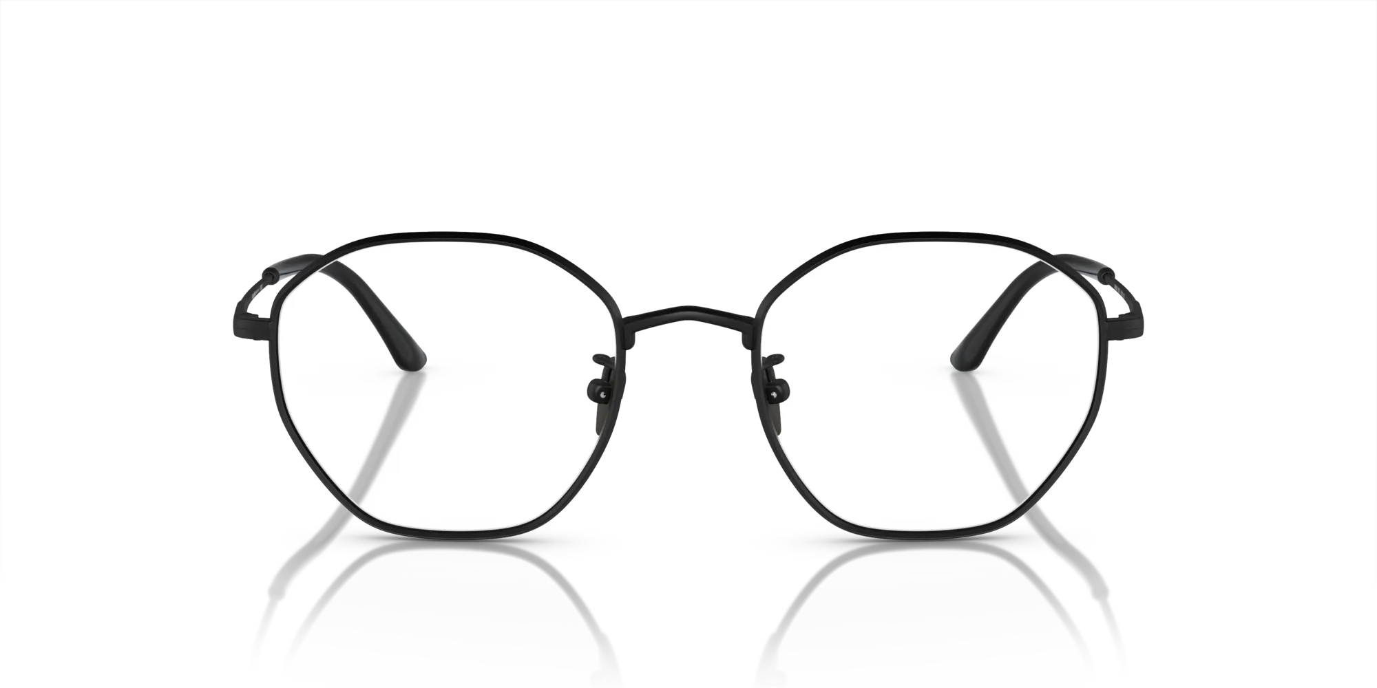 Giorgio Armani AR5139 3001 Montature da vista Metallo Nero Trasparente Squadrata Normale - immagine 3