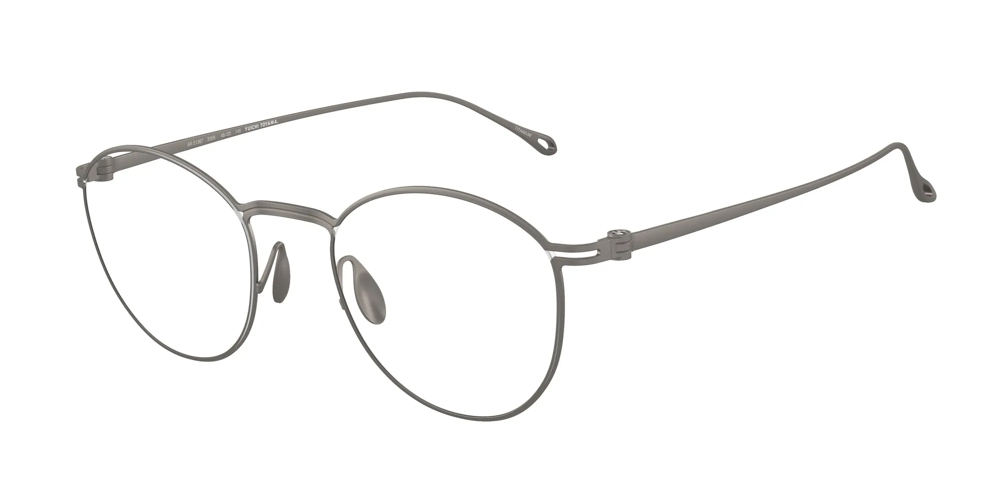 Giorgio Armani AR5136T 3356 Montature da vista Titanio Grigio Pantos Normale - immagine 1