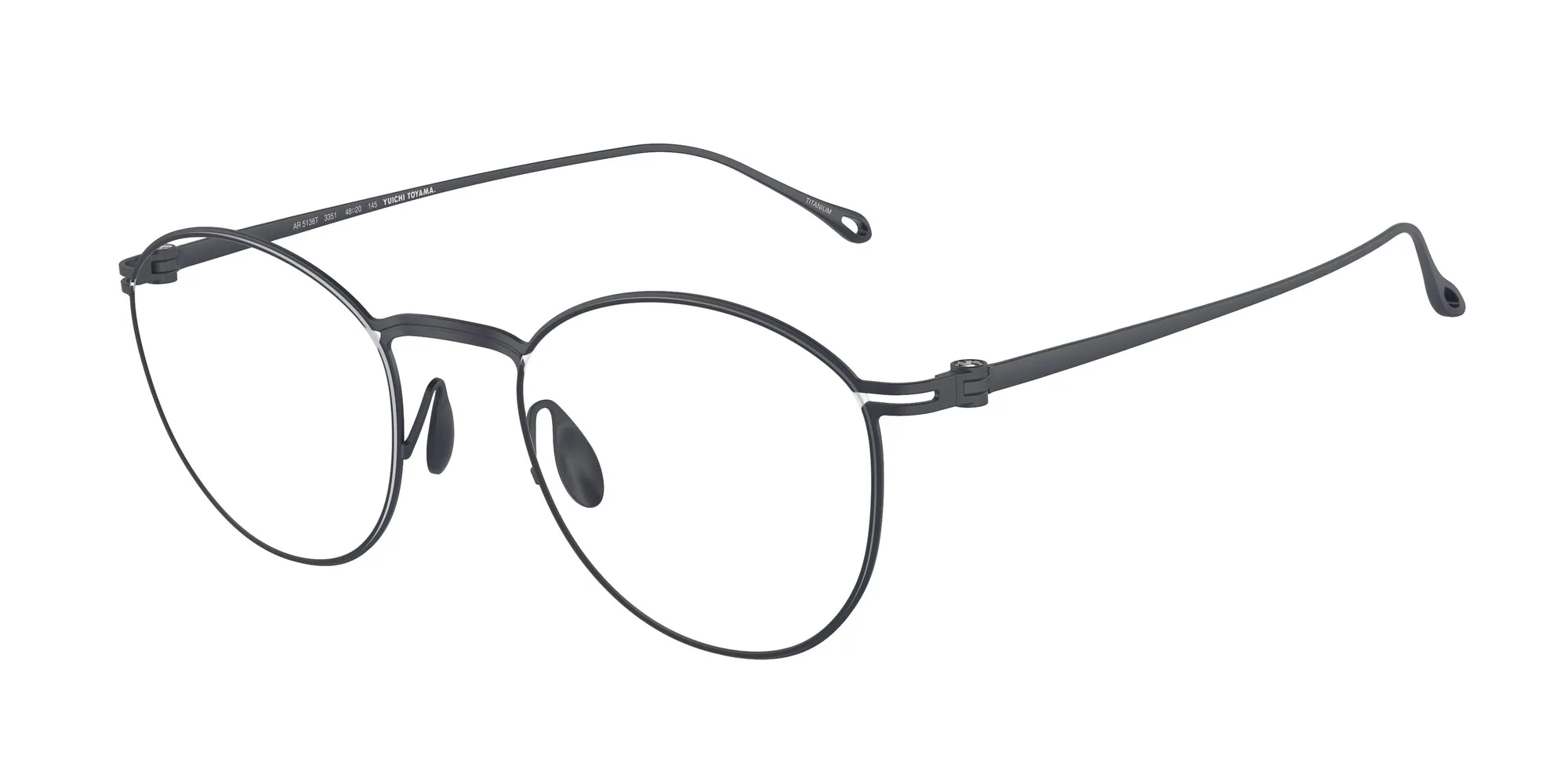 Giorgio Armani AR5136T 3351 Montature da vista Titanio Blu Pantos Normale - immagine 1