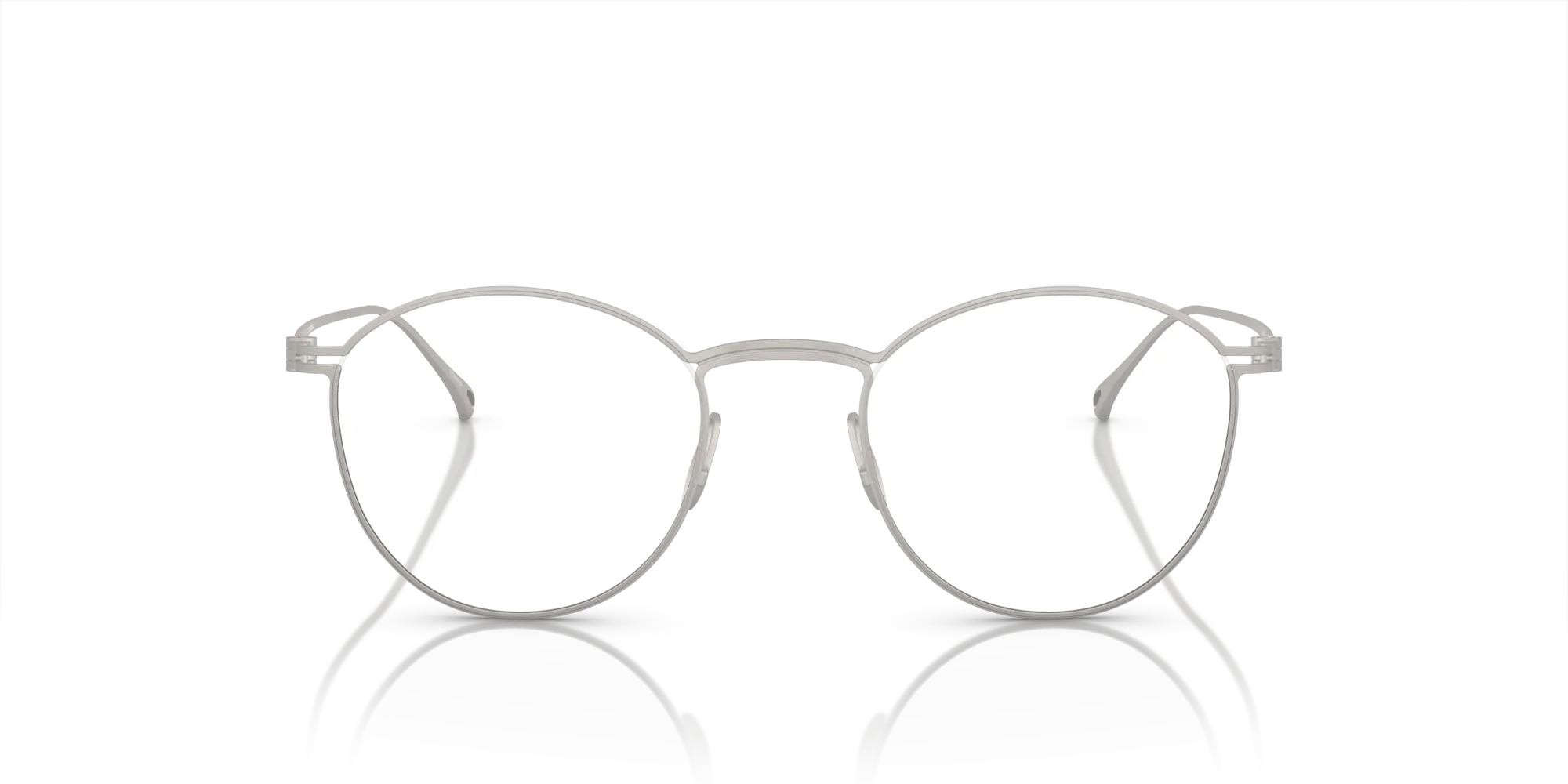 Giorgio Armani AR5136T 3346 Montature da vista Titanio Argento Pantos Normale - immagine 3