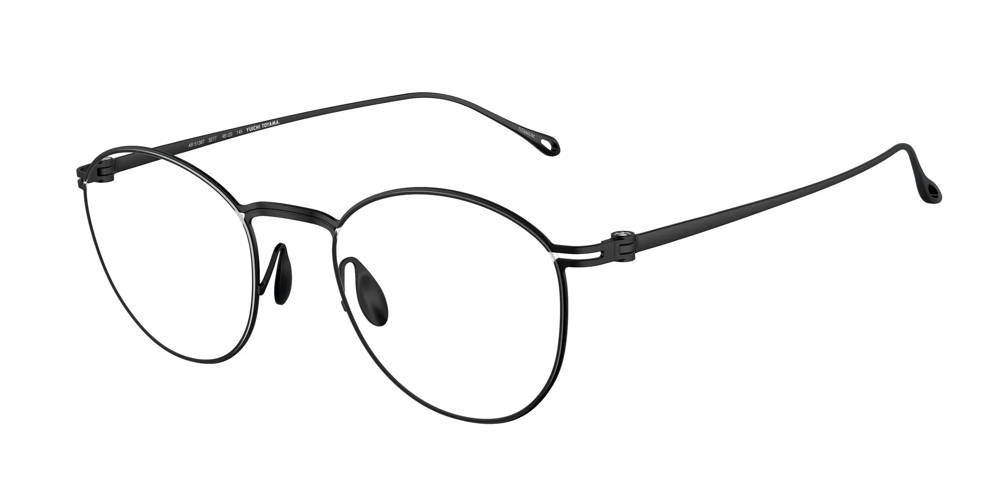 Giorgio Armani AR5136T 3277 Montature da vista Titanio Nero Pantos Normale - immagine 1