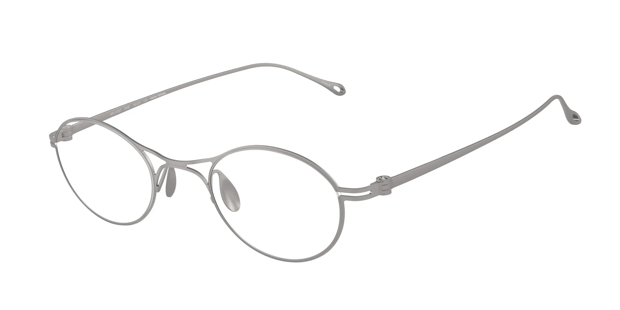 Giorgio Armani AR5135T 3356 Montature da vista Titanio Grigio Rotonda Normale - immagine 1