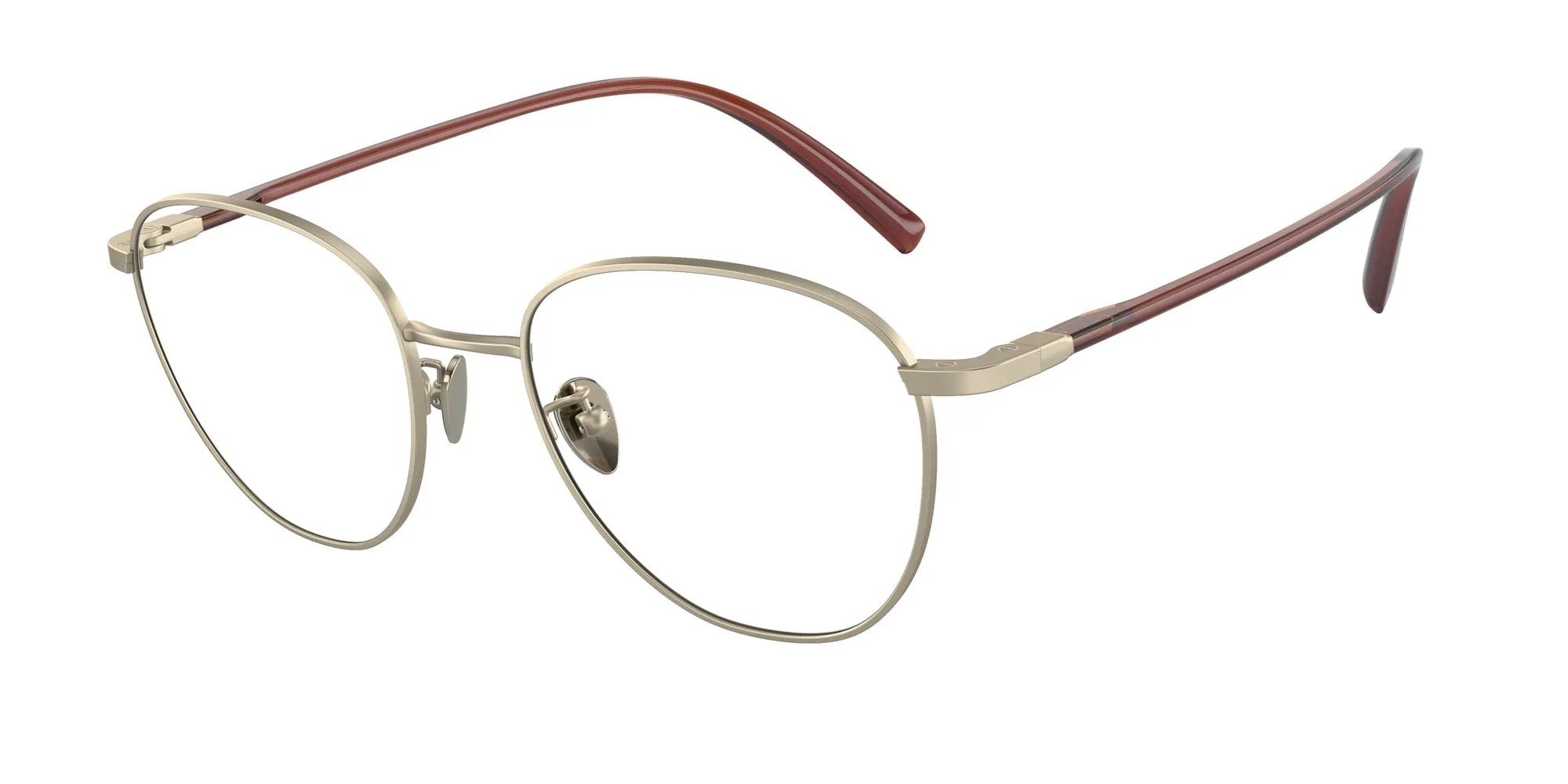 Giorgio Armani AR5134 3002 Montature da vista Acciaio Oro Trasparente Pantos Normale - immagine 1