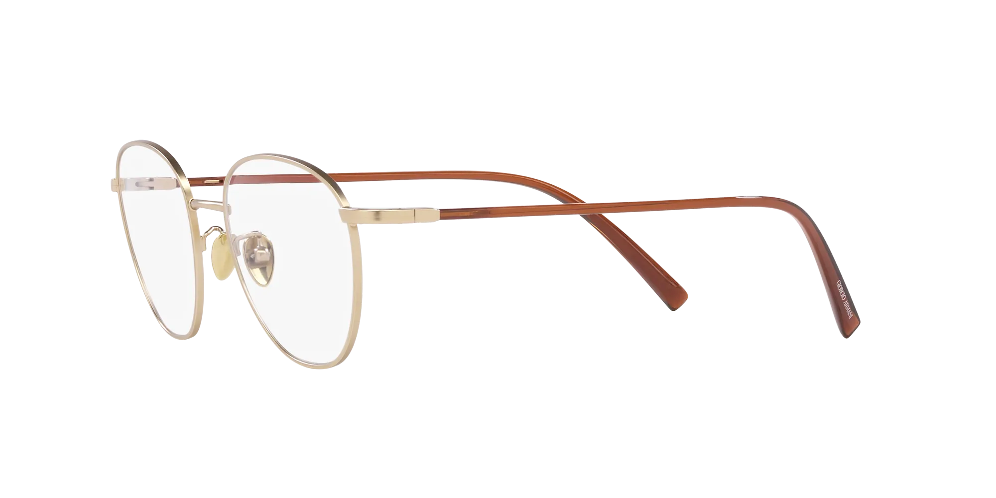 Giorgio Armani AR5134 3002 Montature da vista Acciaio Oro Trasparente Pantos Normale - immagine 4