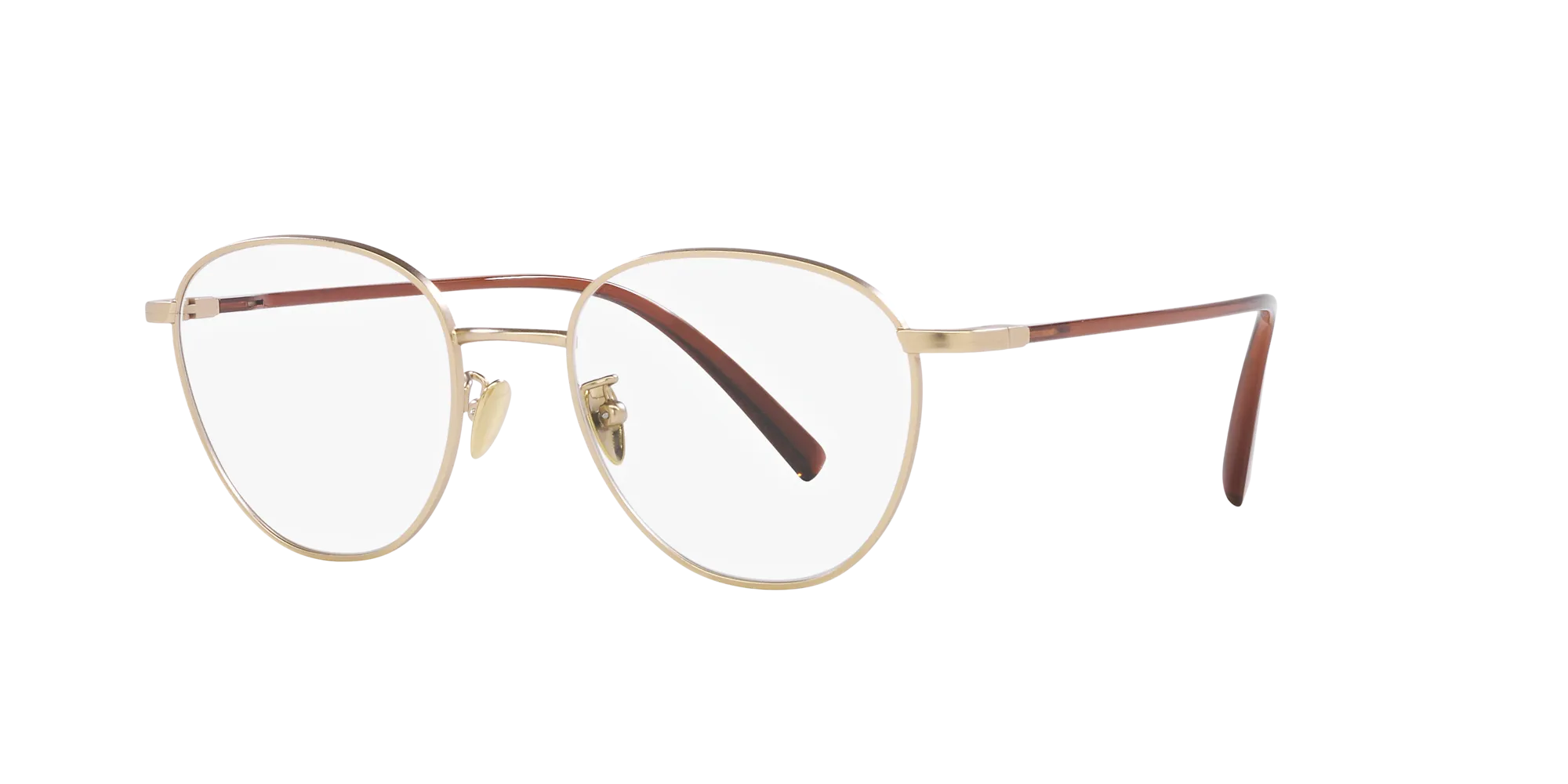 Giorgio Armani AR5134 3002 Montature da vista Acciaio Oro Trasparente Pantos Normale - immagine 3