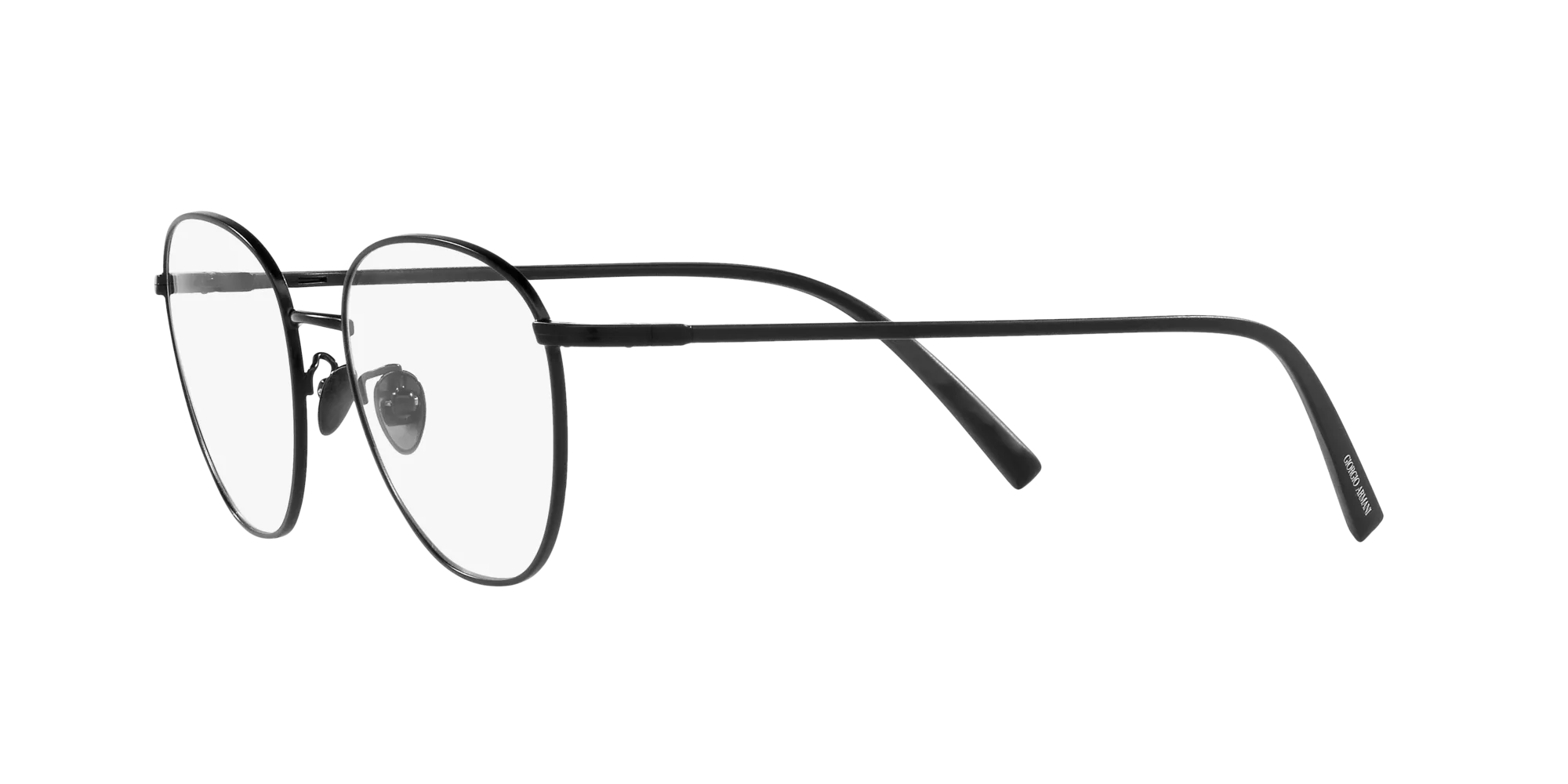 Giorgio Armani AR5134 3001 Montature da vista Acciaio Nero Trasparente Pantos Normale - immagine 4
