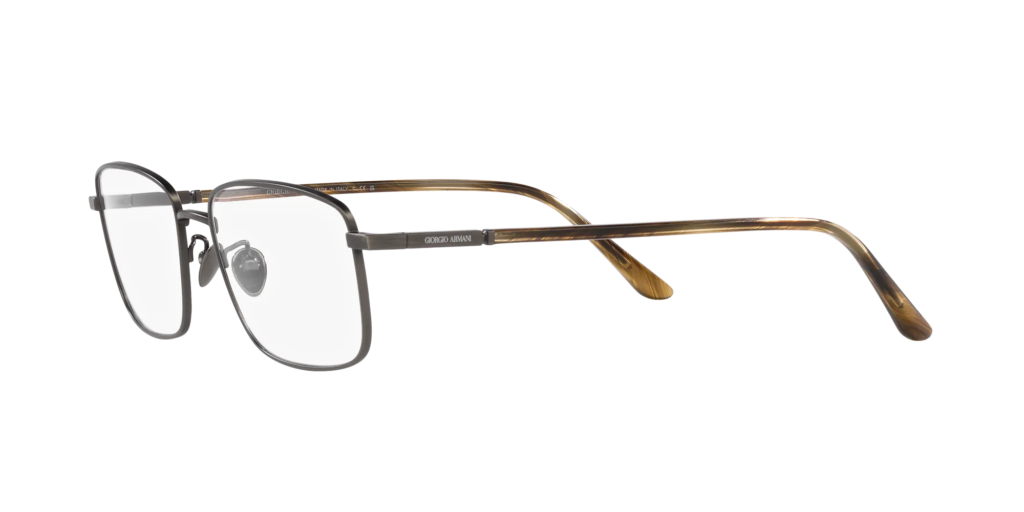 Giorgio Armani AR5133 3259 Montature da vista Acciaio Grigio Trasparente Squadrata Normale - immagine 4