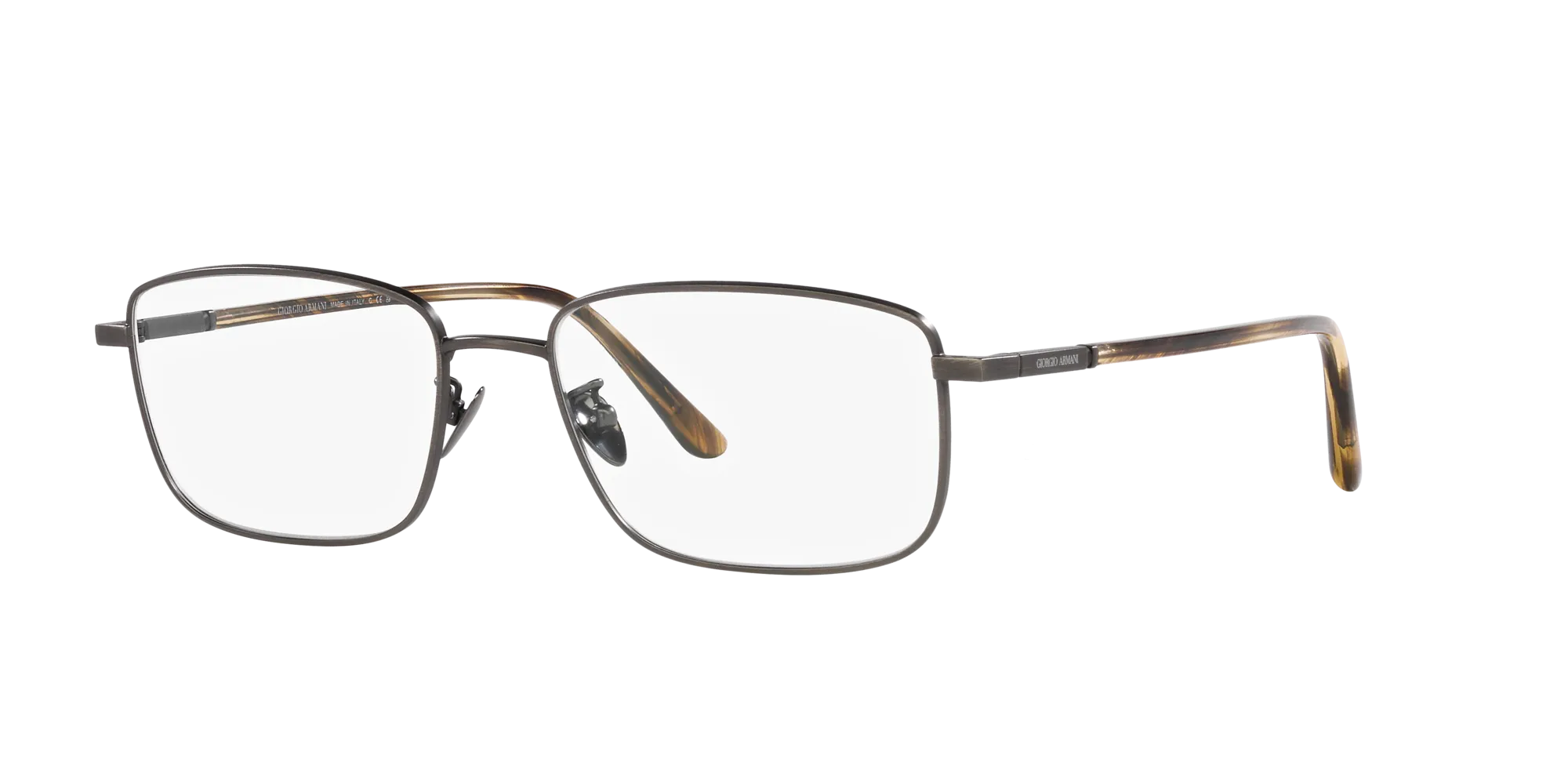 Giorgio Armani AR5133 3259 Montature da vista Acciaio Grigio Trasparente Squadrata Normale - immagine 3