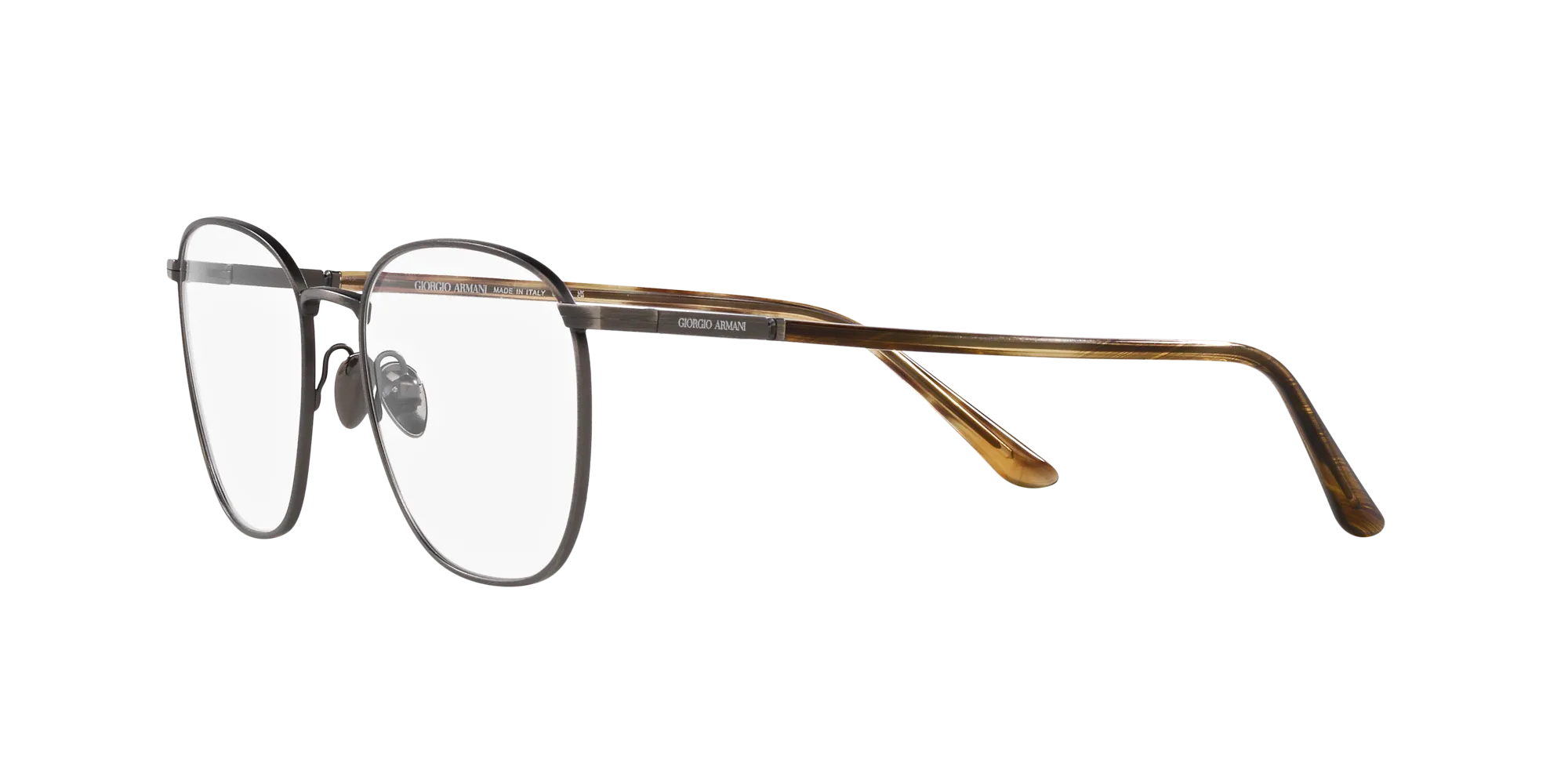 Giorgio Armani AR5132 3259 Montature da vista Acciaio Grigio Trasparente Squadrata Normale - immagine 4