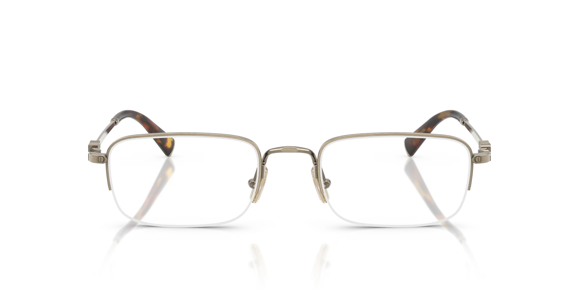 Miu Miu MU 52WV 26C1O1 Montature da vista Metallo Oro Squadrata Normale - immagine 3