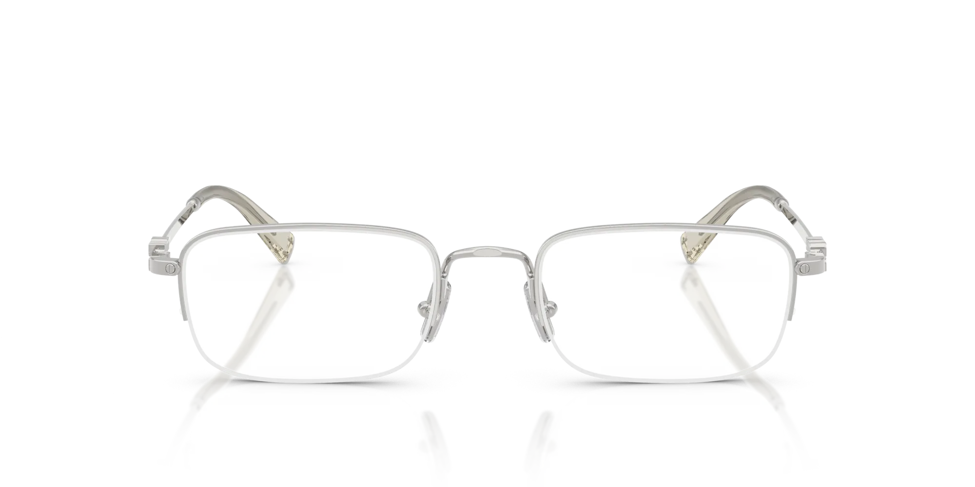 Miu Miu MU 52WV 1BC1O1 Montature da vista Metallo Argento Squadrata Normale - immagine 3