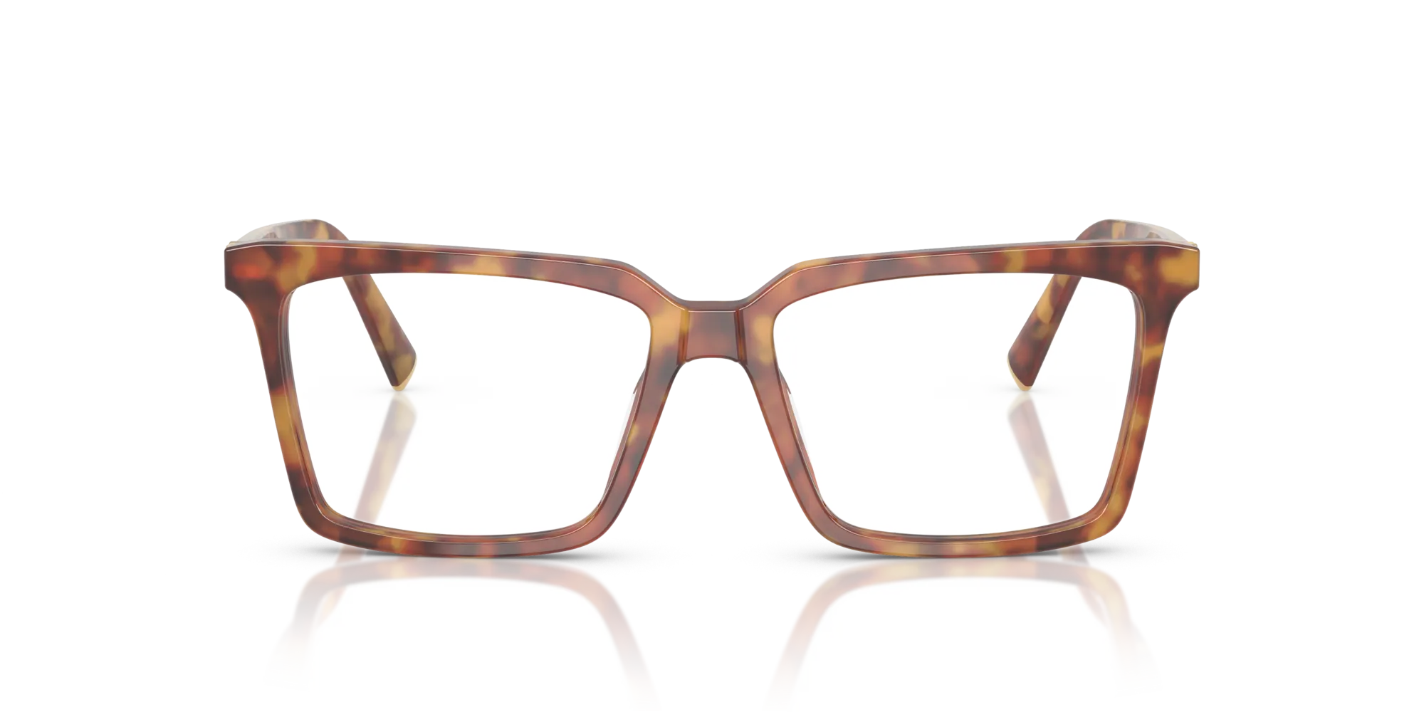 Miu Miu MU 08XV 4BW1O1 Montature da vista Acetato Tartaruga Squadrata Normale - immagine 3