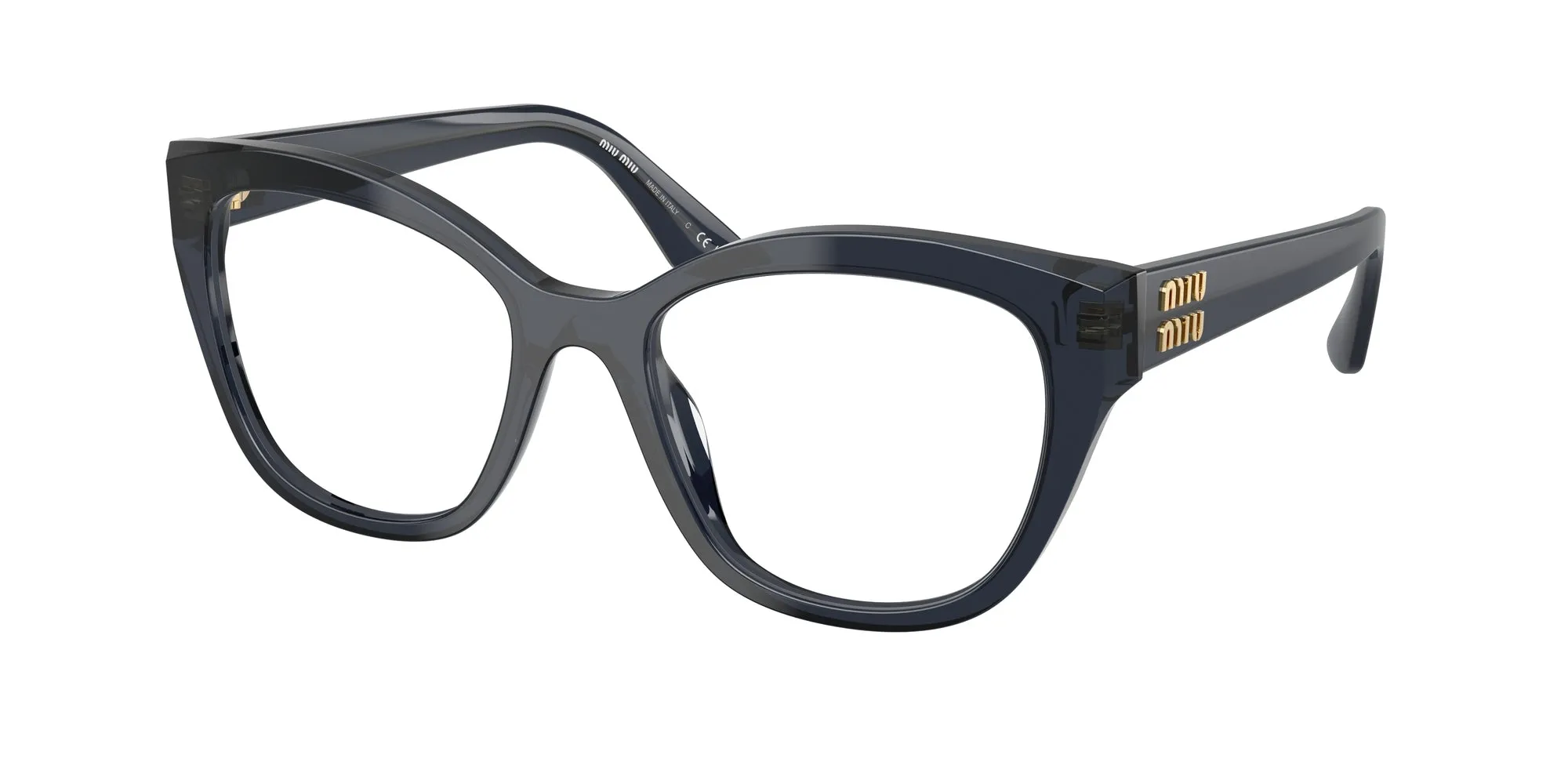 Miu Miu MU 05XV 08Q1O1 Montature da vista Acetato Blu Squadrata Normale - immagine 1