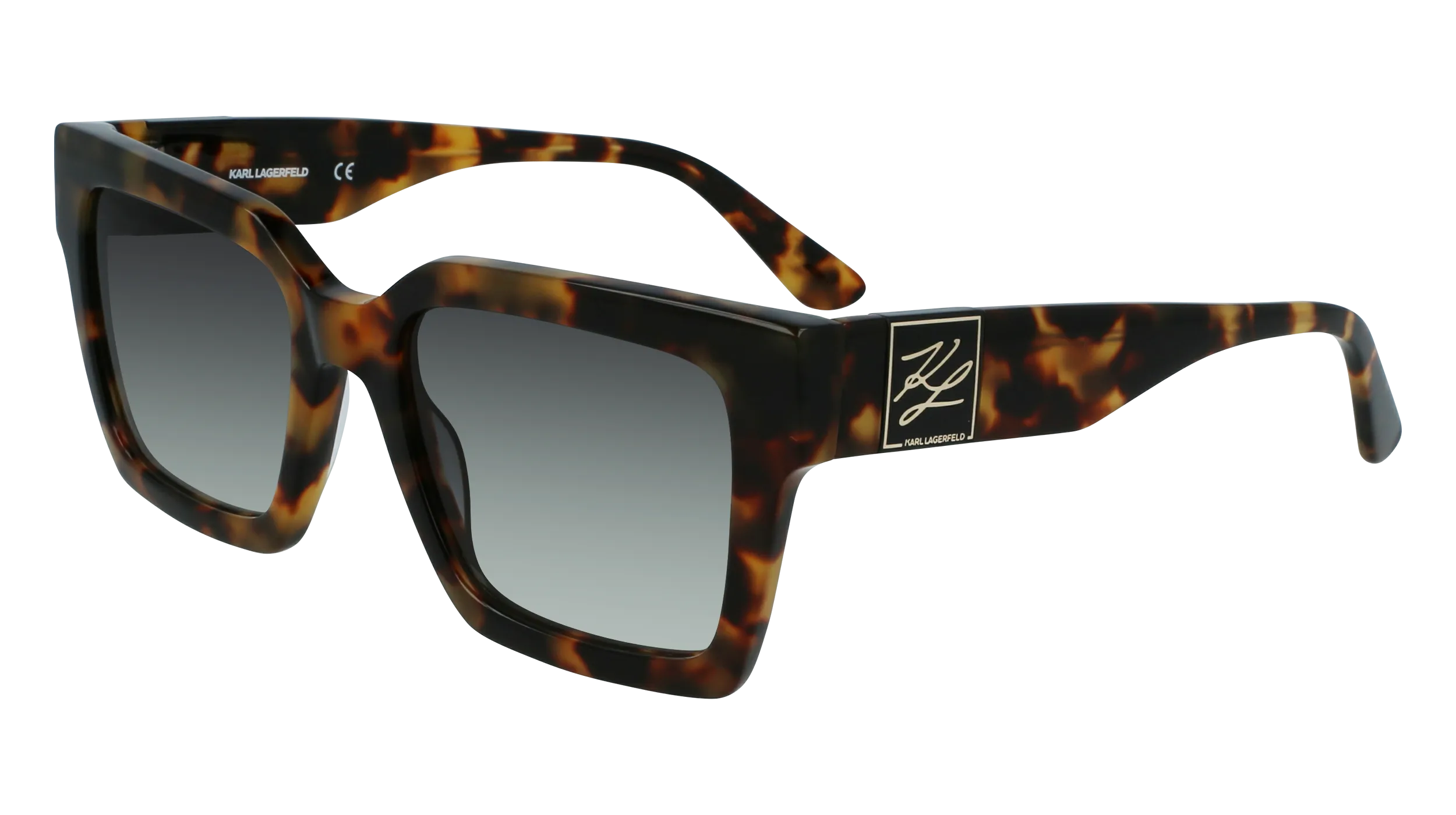 Karl Lagerfeld KL6057S 215 Occhiali da sole Acetato Marrone Grigio Squadrata Fotocromatiche Fotocromatiche - immagine 1