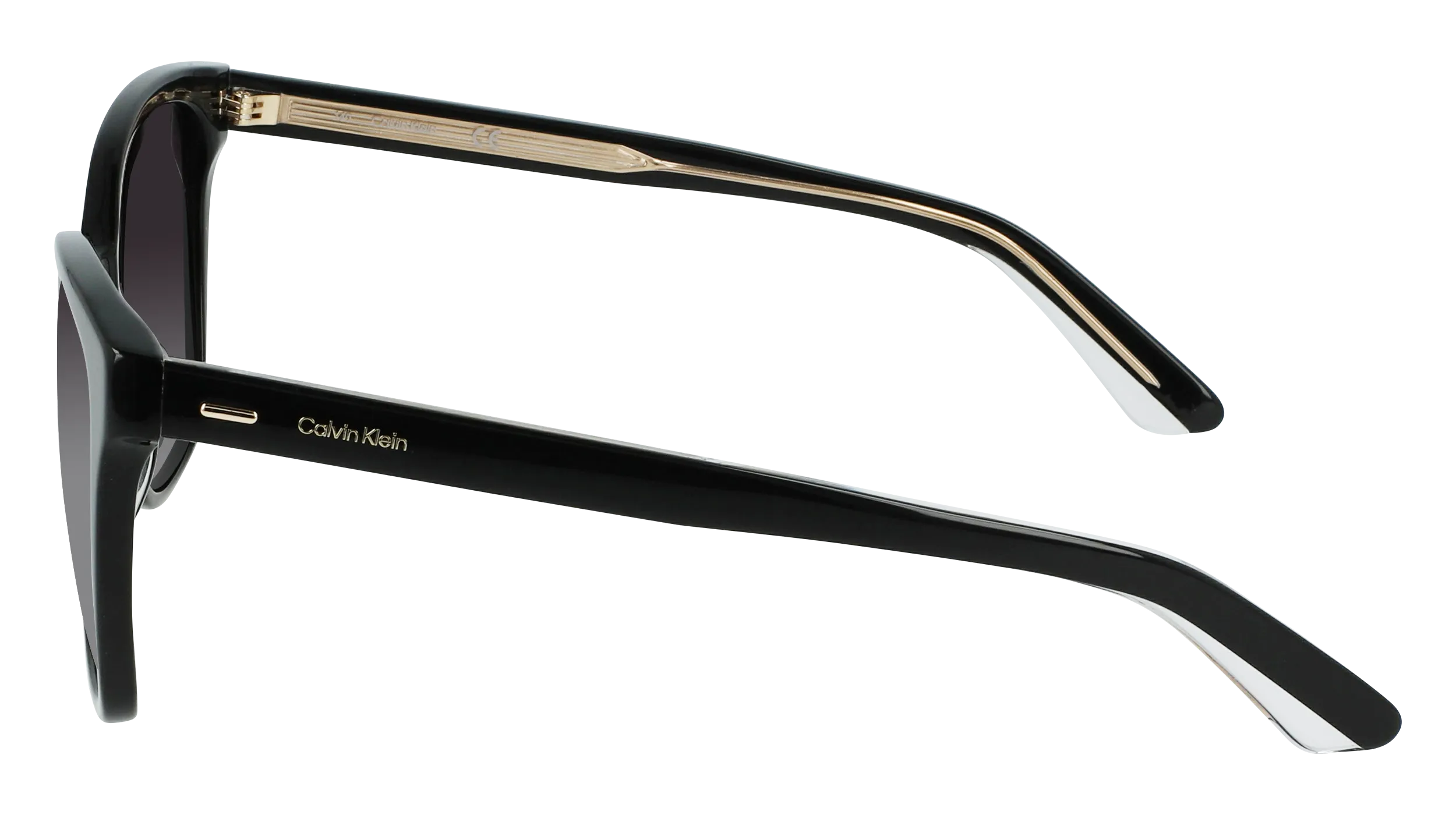 Calvin Klein CK21529S 001 Occhiali da sole Acetato Nero Grigio Squadrata Fotocromatiche Fotocromatiche - immagine 3