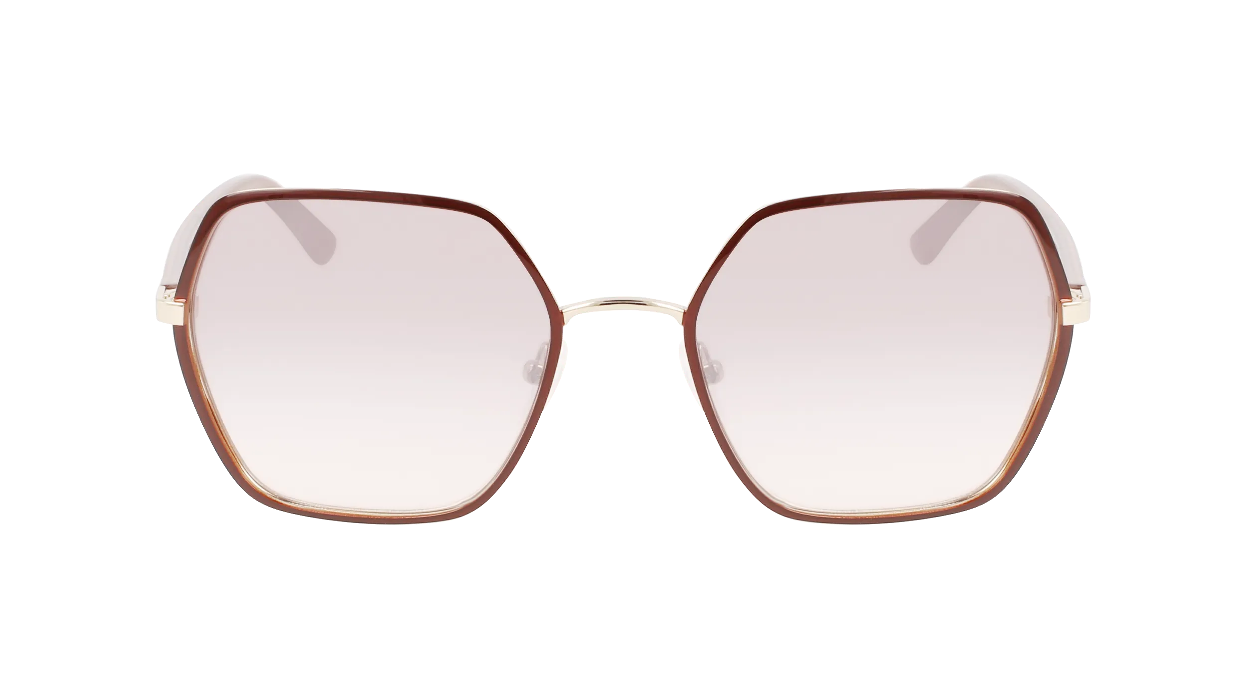 Calvin Klein CK21131S 208 Occhiali da sole Metallo Beige Grigio Squadrata Normale Fotocromatiche - immagine 2