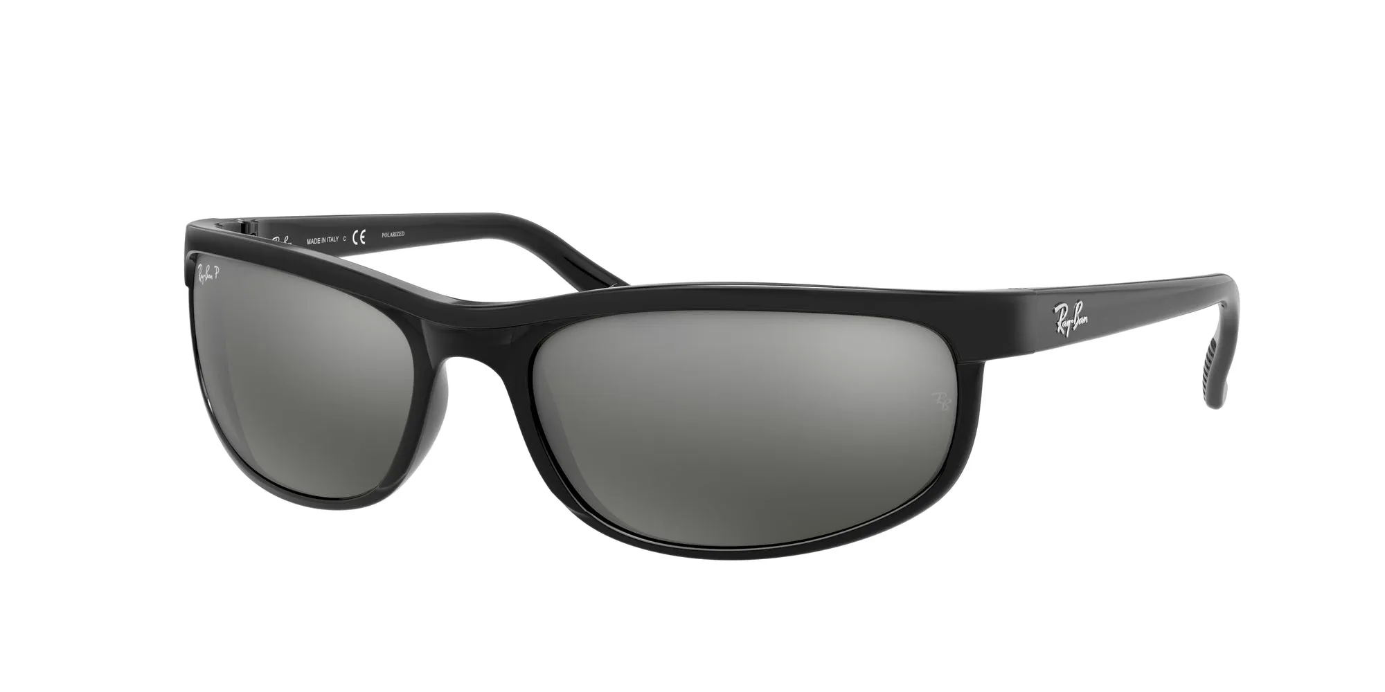 Ray - Ban RB2027 PREDATOR 2 601/W1 Occhiali da sole Nylon Nero Grigio Squadrata Polarizzata - immagine 1