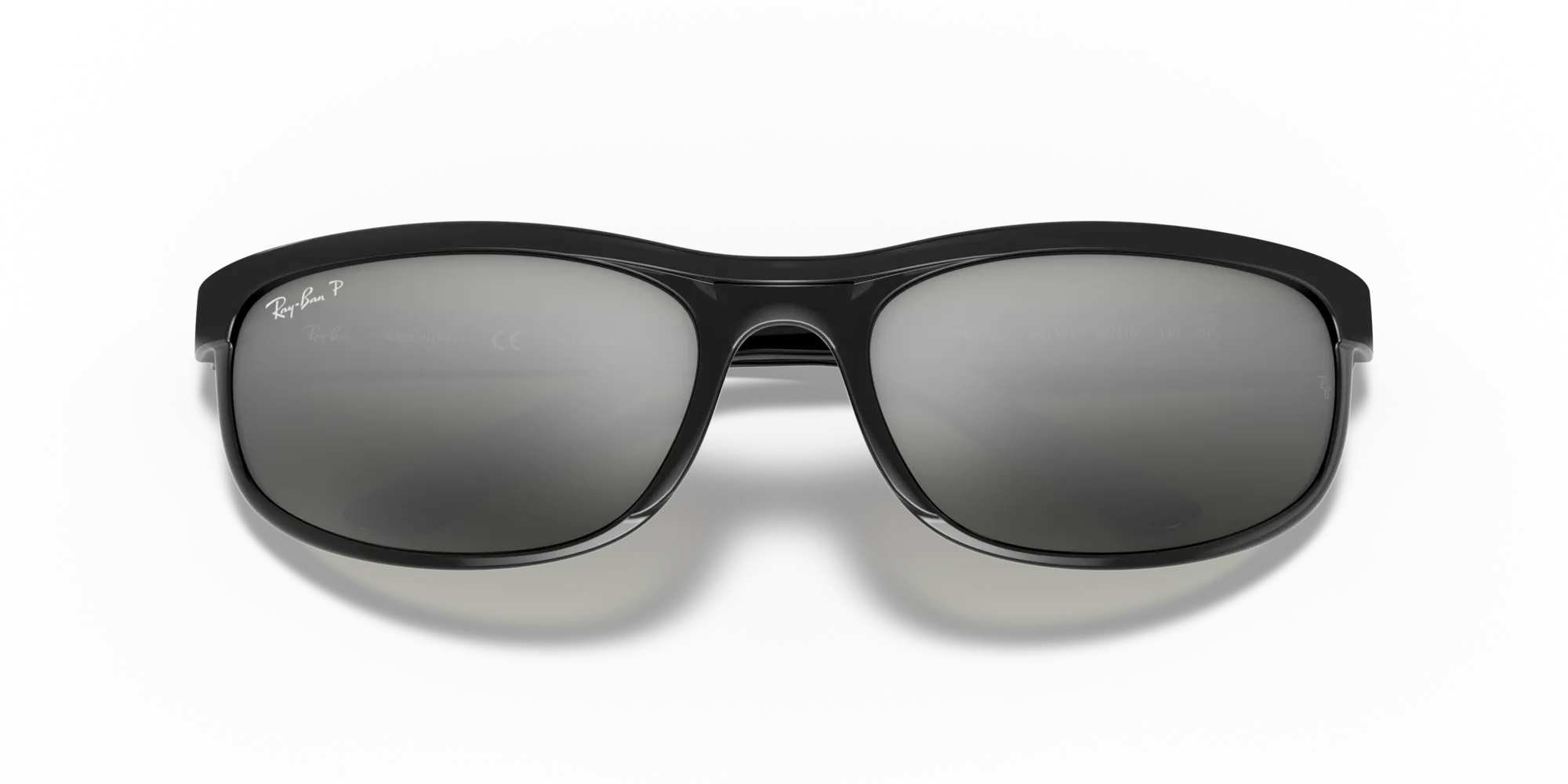 Ray - Ban RB2027 PREDATOR 2 601/W1 Occhiali da sole Nylon Nero Grigio Squadrata Polarizzata - immagine 2