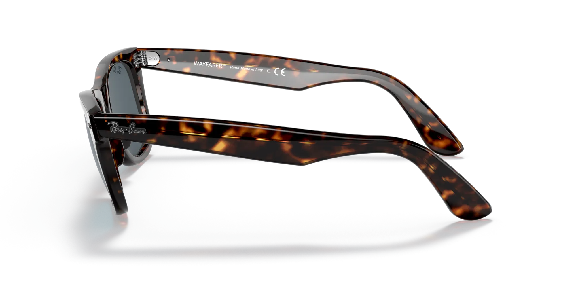 Ray - Ban RB2140 WAYFARER 902/R5 Occhiali da sole Acetato Tartaruga Blu Squadrata Normale - immagine 4