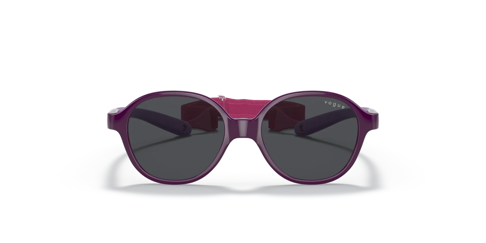VOGUE EYEWEAR VJ2012 297687 Occhiali da sole bambino Iniettato Viola Grigio Pillow Normale - immagine 3