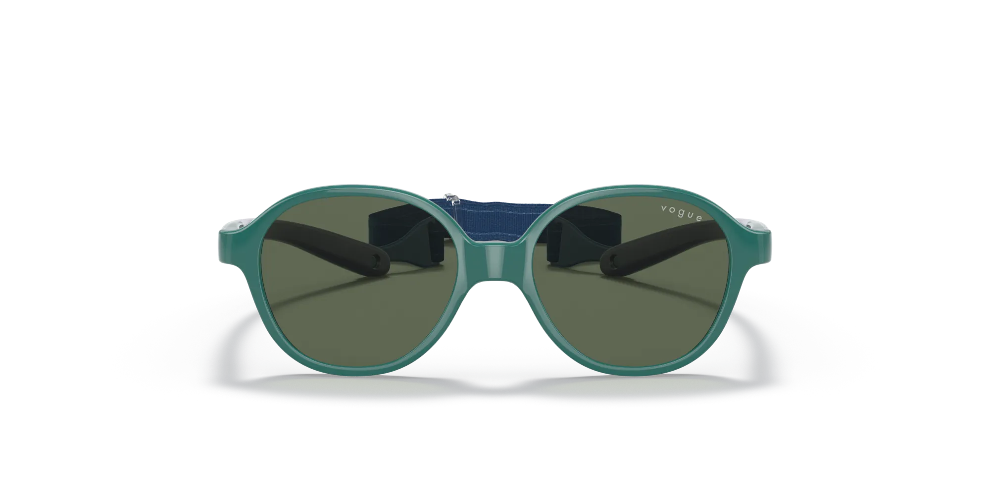 VOGUE EYEWEAR VJ2012 297571 Occhiali da sole Iniettato Verde Verde Pillow Normale - immagine 3