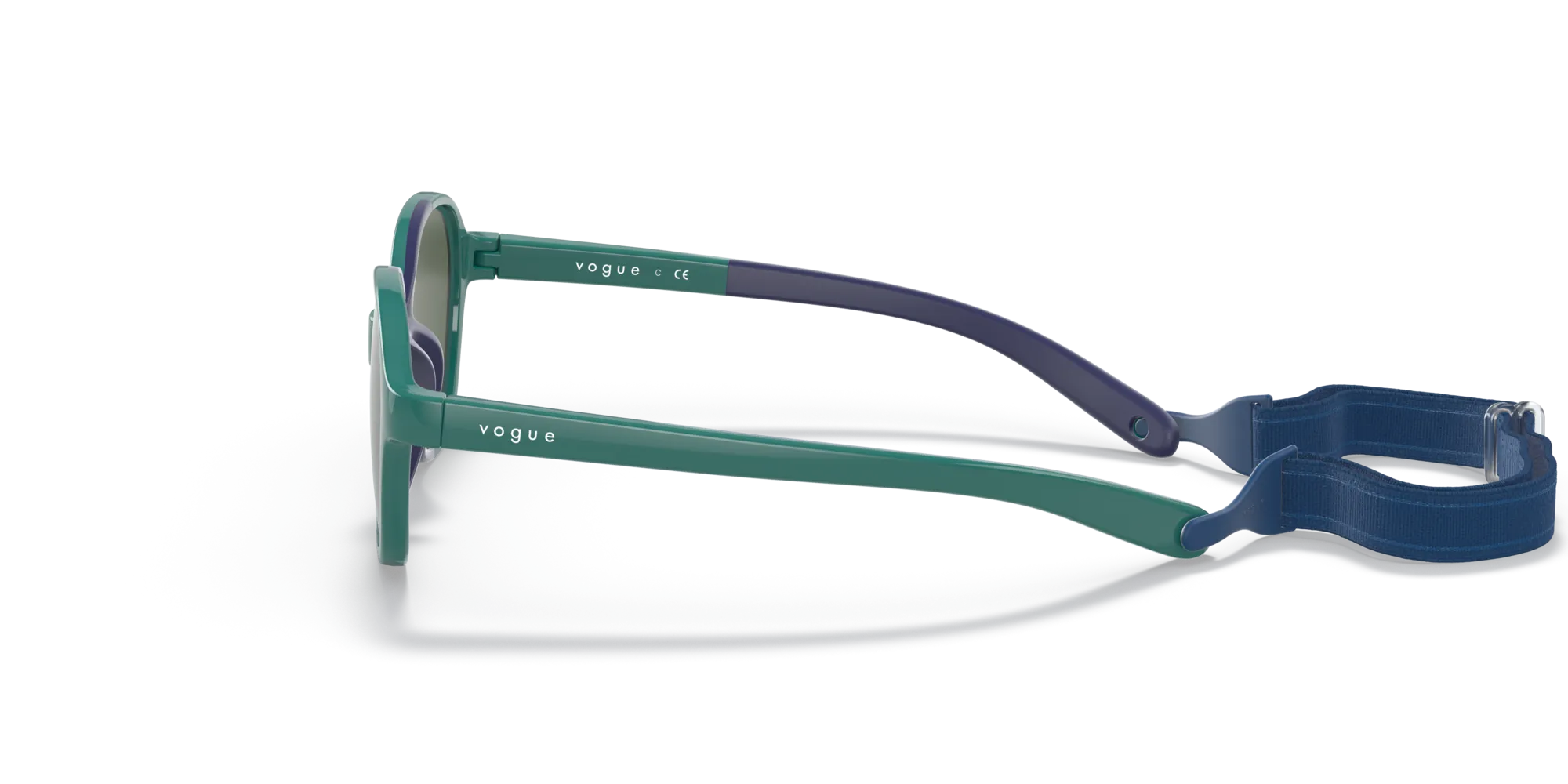 VOGUE EYEWEAR VJ2012 297571 Occhiali da sole Iniettato Verde Verde Pillow Normale - immagine 4