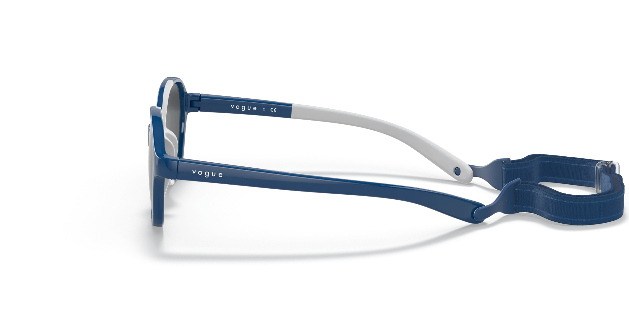 VOGUE EYEWEAR VJ2012 297487 Occhiali da sole bambino Iniettato Blu Grigio Pillow Normale - immagine 4