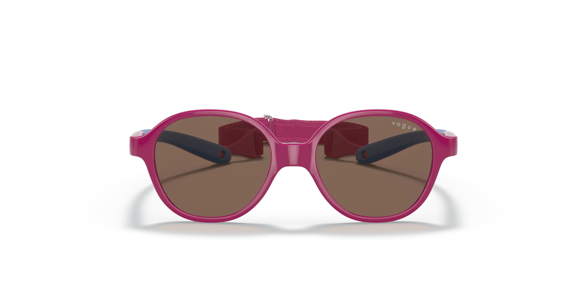 VOGUE EYEWEAR VJ2012 256873 Occhiali da sole bambino Iniettato Rosa Marrone Pillow Normale - immagine 3