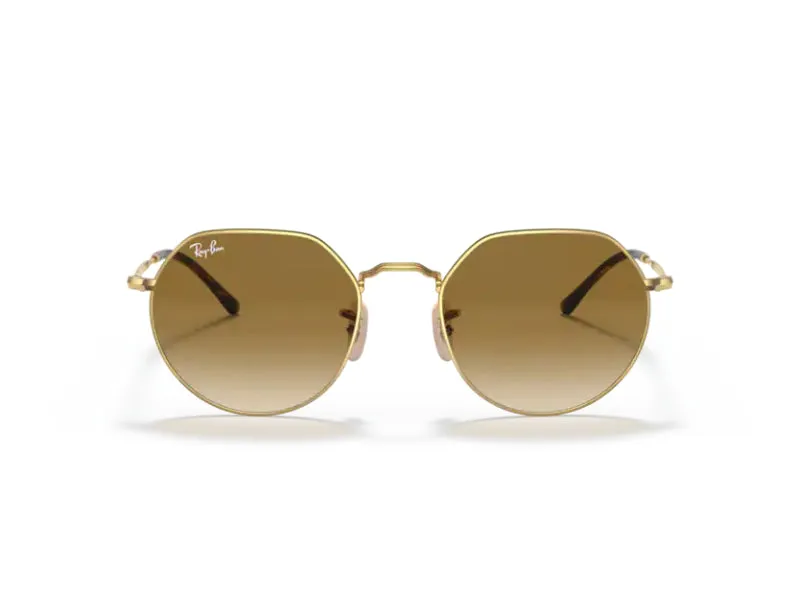 Ray - Ban RB3565 JACK 001/51 Occhiali da sole Metallo Oro [""] Geometrica Normale Sfumato - immagine 2