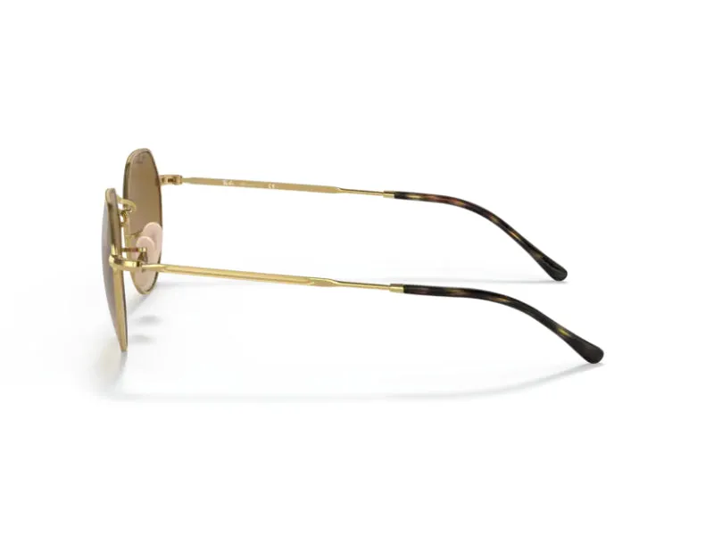 Ray - Ban RB3565 JACK 001/51 Occhiali da sole Metallo Oro [""] Geometrica Normale Sfumato - immagine 4