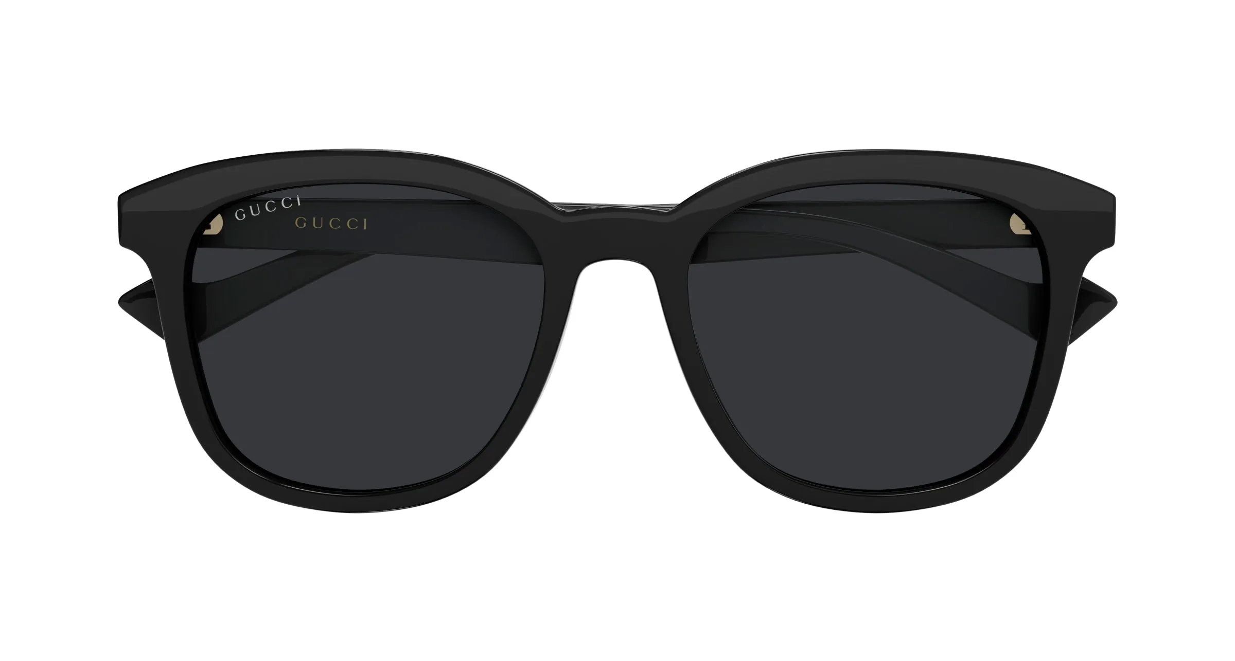 Gucci GG1001SK 001 Occhiali da sole Acetato Nero Grigio Squadrata Normale - immagine 2