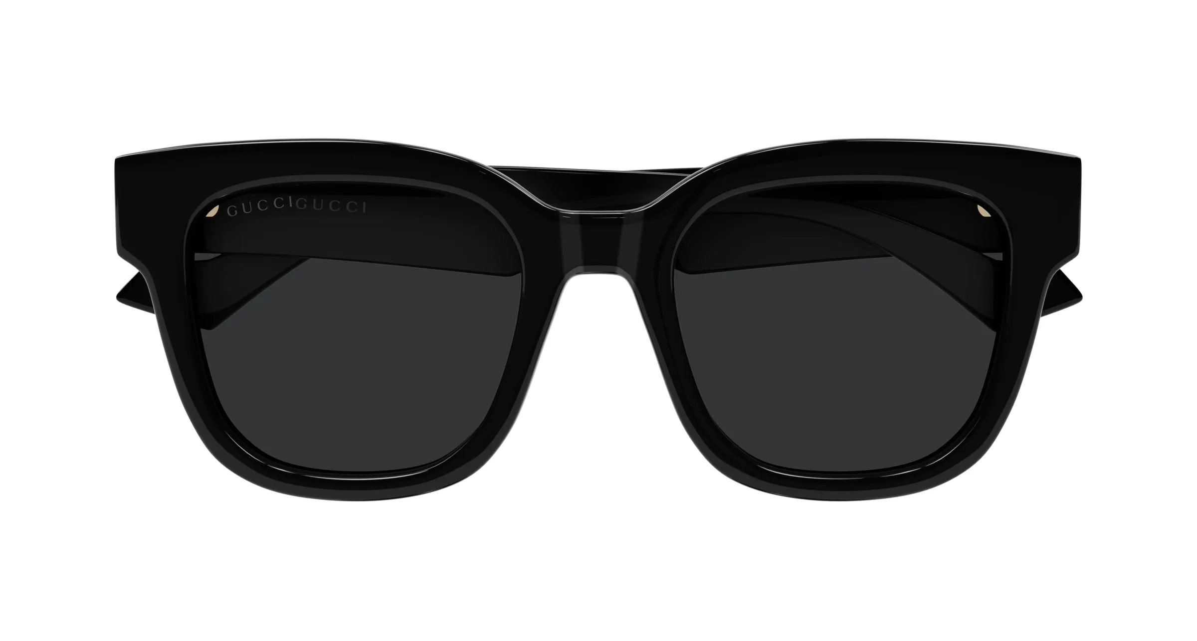 Gucci GG0998S 001 Occhiali da sole Acetato Nero Grigio Squadrata Normale - immagine 3