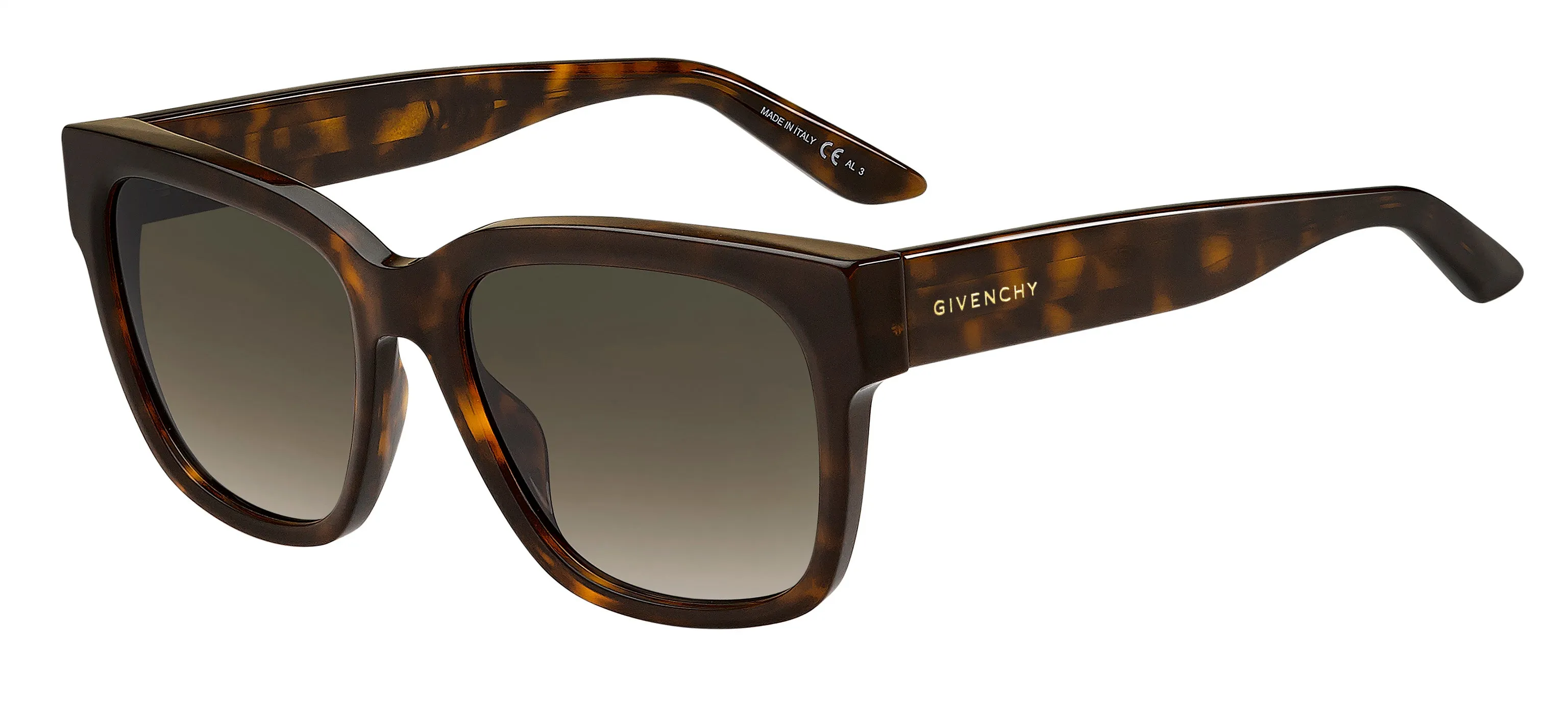 Givenchy GV 7211/G/S 086/HA Occhiali da sole Acetato Havana Marrone Squadrata Normale Sfumato - immagine 1