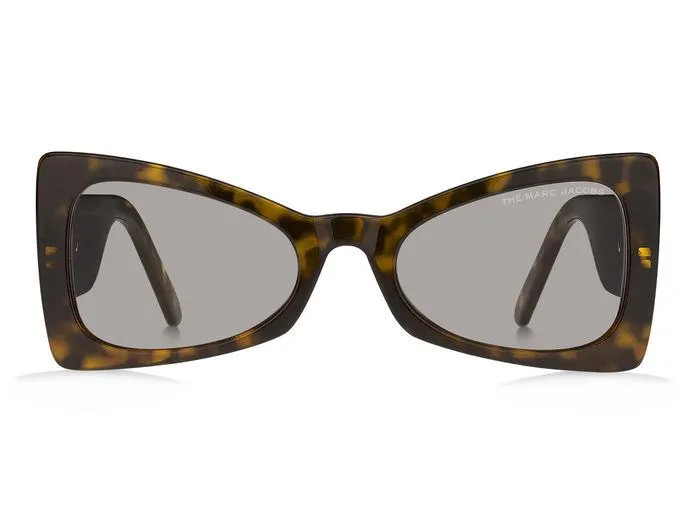 Marc Jacobs MARC 553/S 086/IR Occhiali da sole Acetato Havana Grigio Farfalla Normale - immagine 2