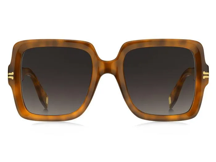 Marc Jacobs MJ 1034/S 05L/HA Occhiali da sole Acetato Havana Marrone Squadrata Normale Sfumato - immagine 2