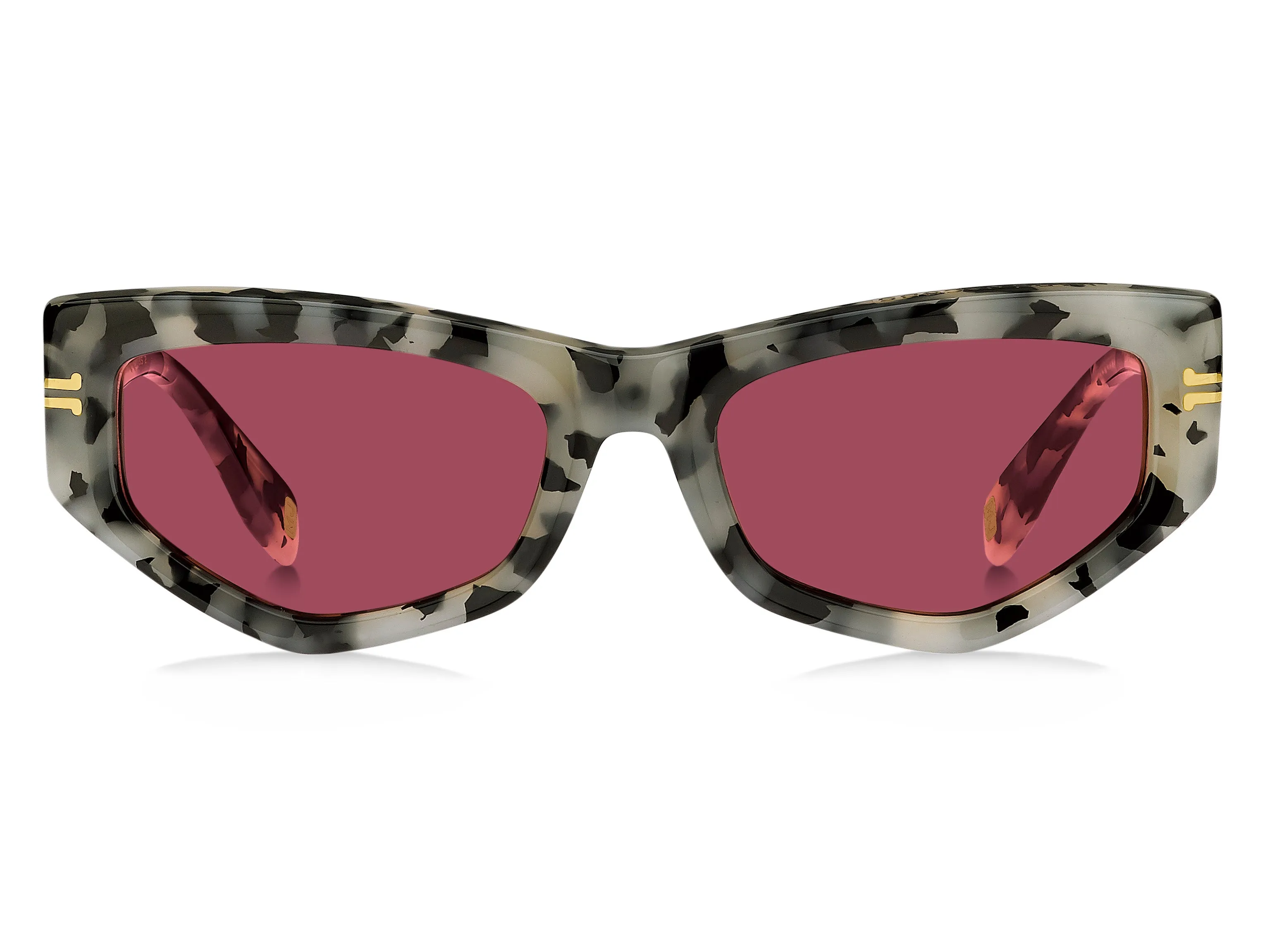 Marc Jacobs MJ 1028/S AB8/4S Occhiali da sole Acetato Havana/Grigio Rosso Cat Eye Normale - immagine 2