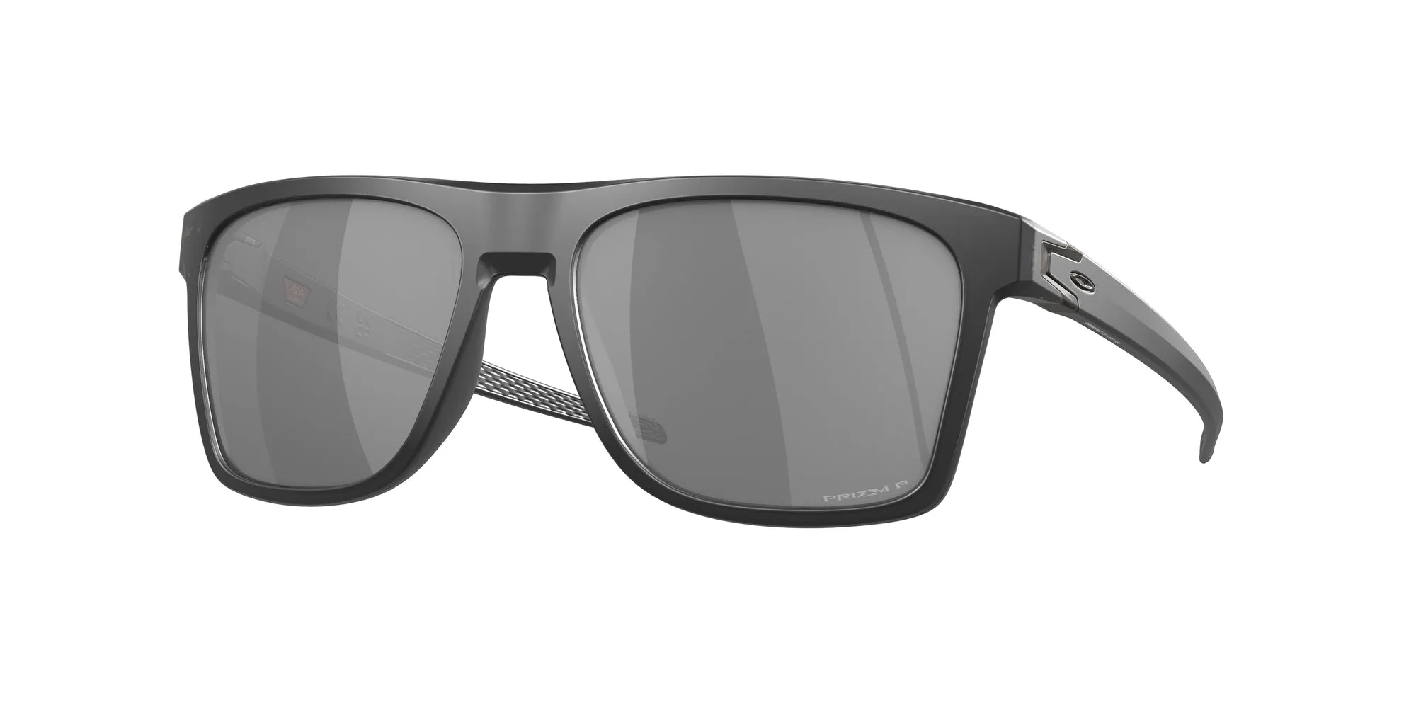 Oakley OO9100 LEFFINGWELL 910004 Occhiali da sole O_Matter Nero Grigio Squadrata Polarizzata Prizm - immagine 1