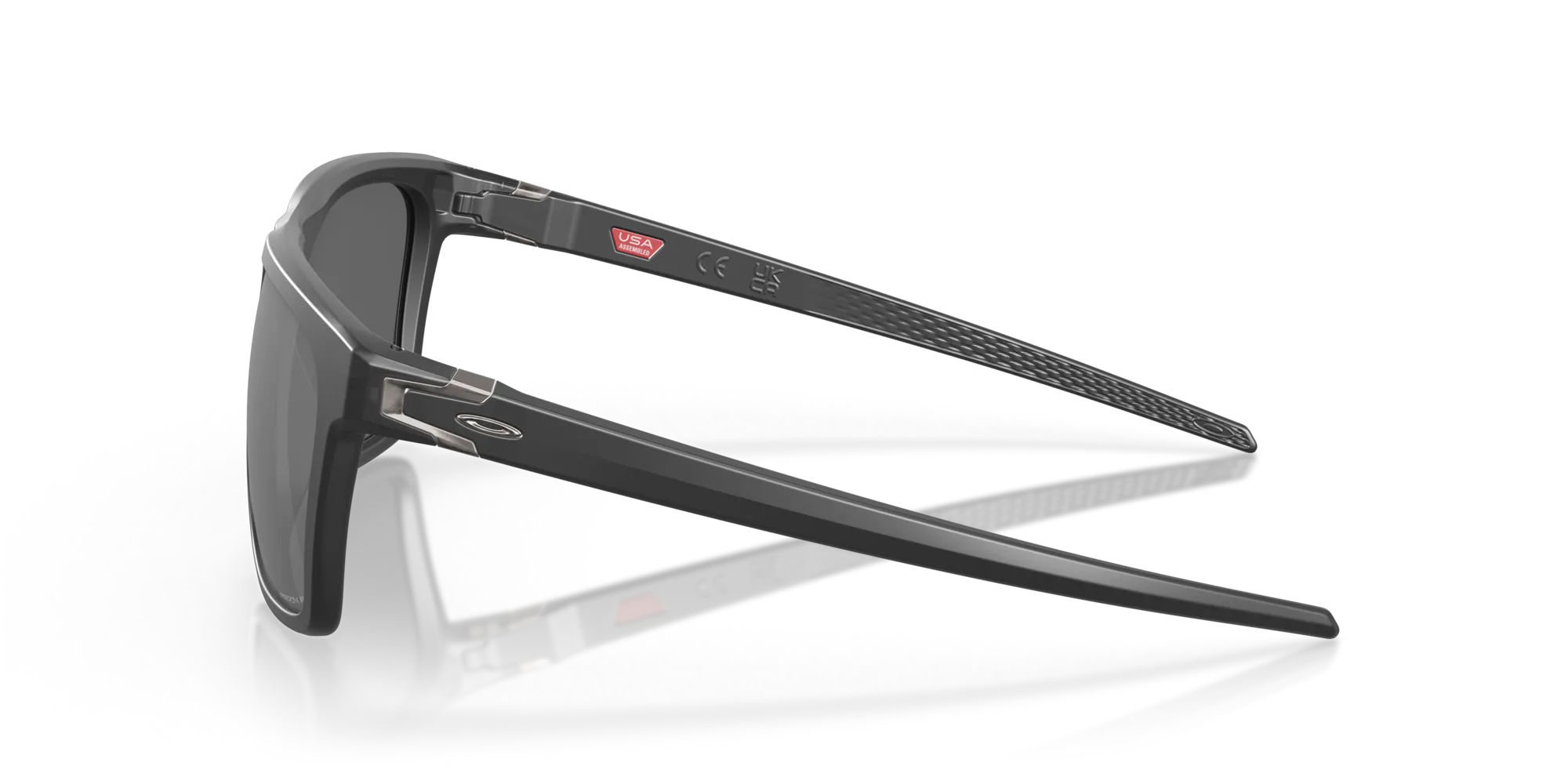 Oakley OO9100 LEFFINGWELL 910004 Occhiali da sole O_Matter Nero Grigio Squadrata Polarizzata Prizm - immagine 4