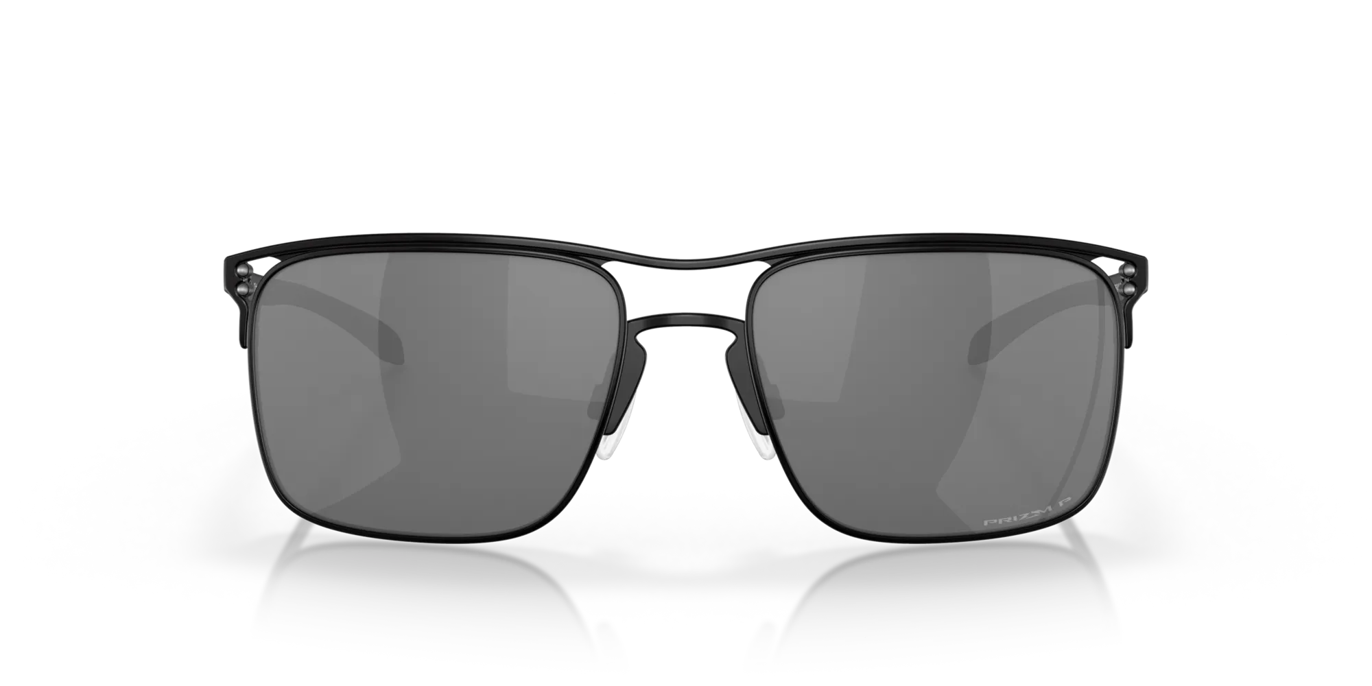 Oakley OO6048 HOLBROOK TI 604802 Occhiali da sole Titanio Nero Grigio Squadrata Polarizzata Prizm - immagine 3