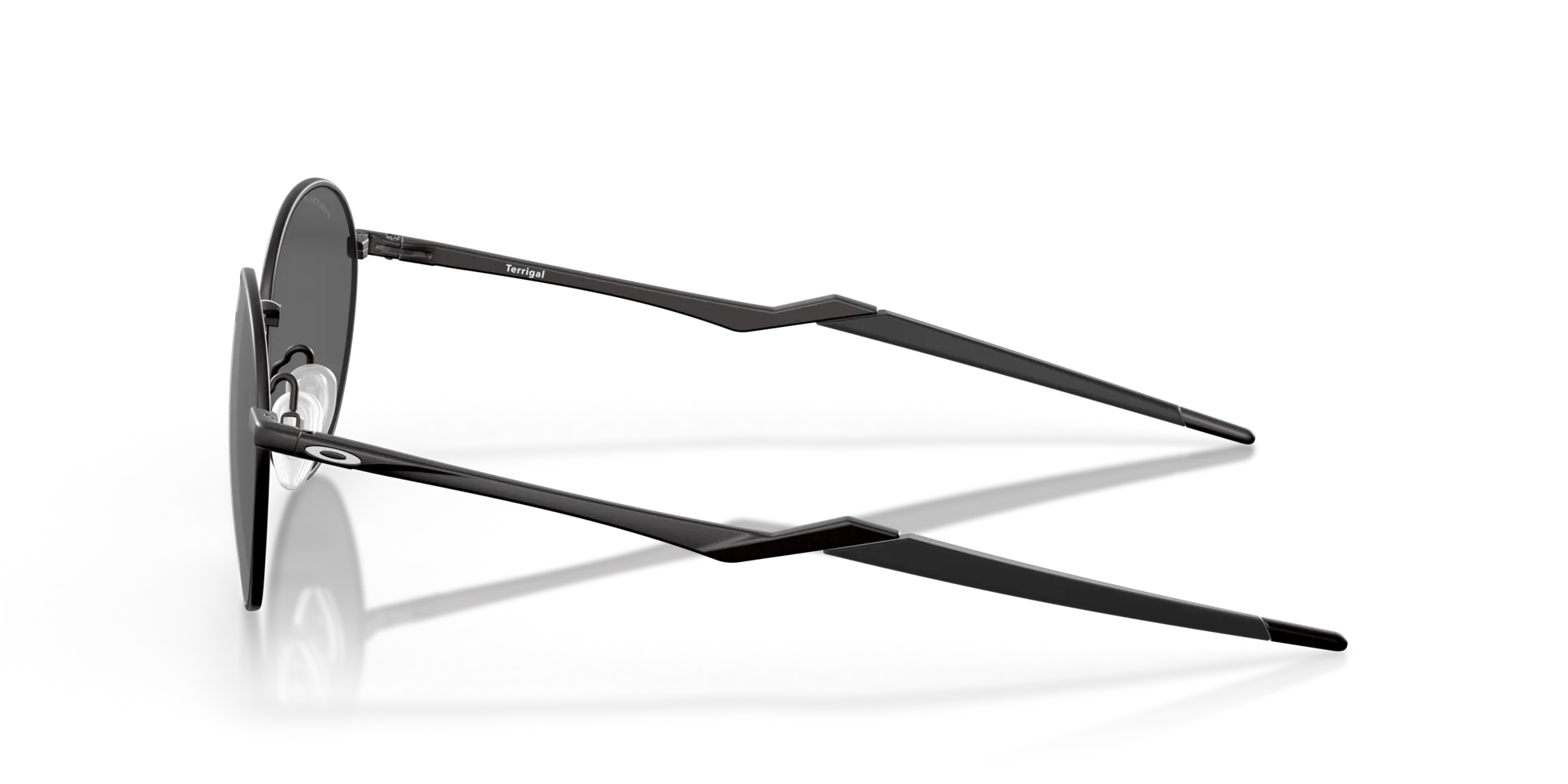 Oakley OO4146 TERRIGAL 414604 Occhiali da sole Metallo Nero Grigio Rotonda Polarizzata Prizm - immagine 4