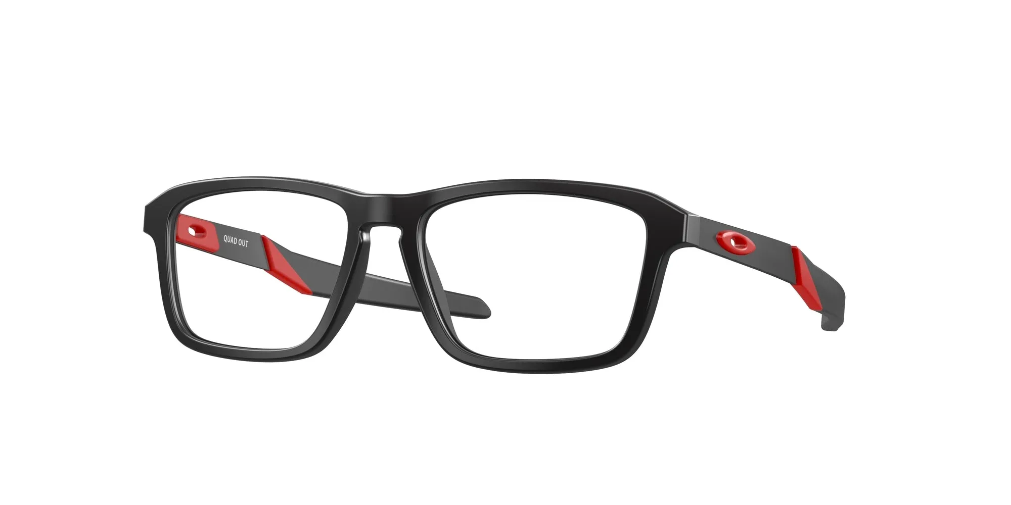 Oakley OY8023 QUAD OUT 802301 Montature da vista O_Matter Nero Trasparente Squadrata Normale - immagine 1
