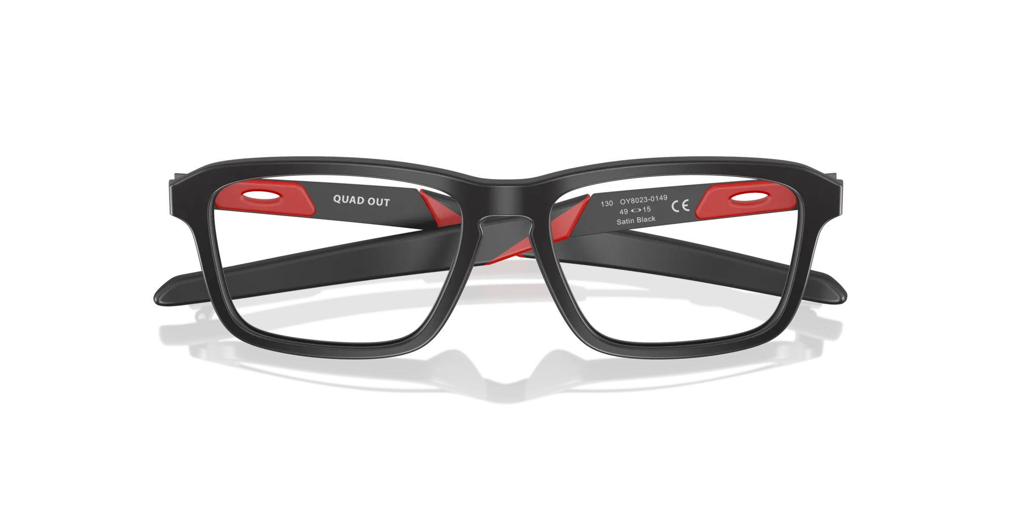 Oakley OY8023 QUAD OUT 802301 Montature da vista O_Matter Nero Trasparente Squadrata Normale - immagine 2