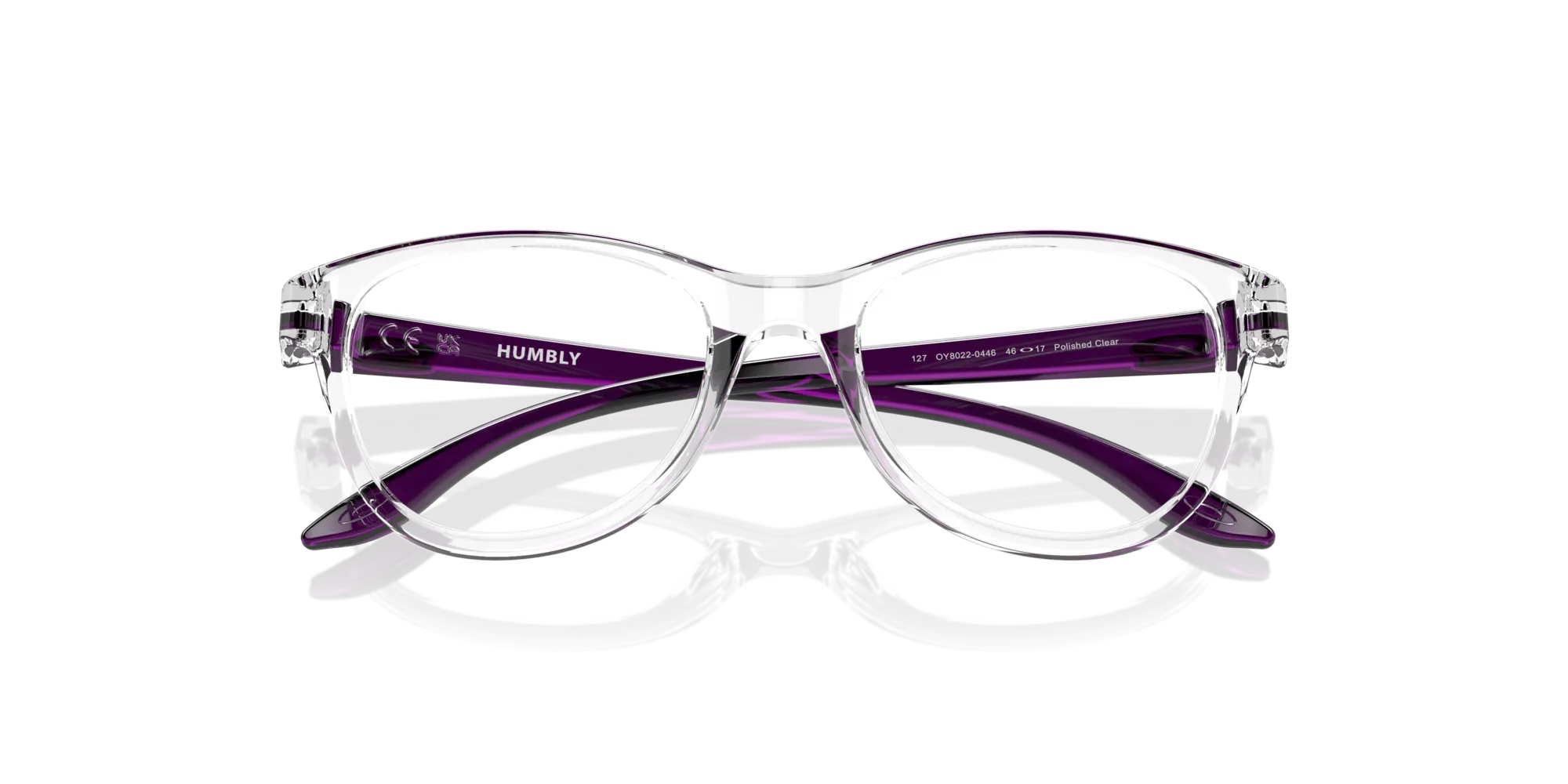 Oakley OY8022 HUMBLY 802204 Montature da vista O_Matter Trasparente Rotonda Normale - immagine 2