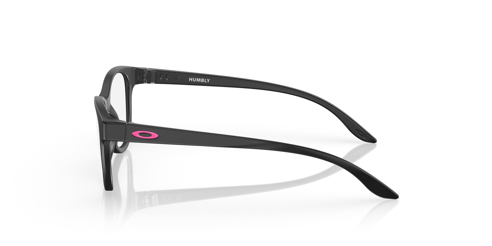 Oakley OY8022 HUMBLY 802201 Montature da vista bambino O_Matter Nero Trasparente Rotonda Normale - immagine 4
