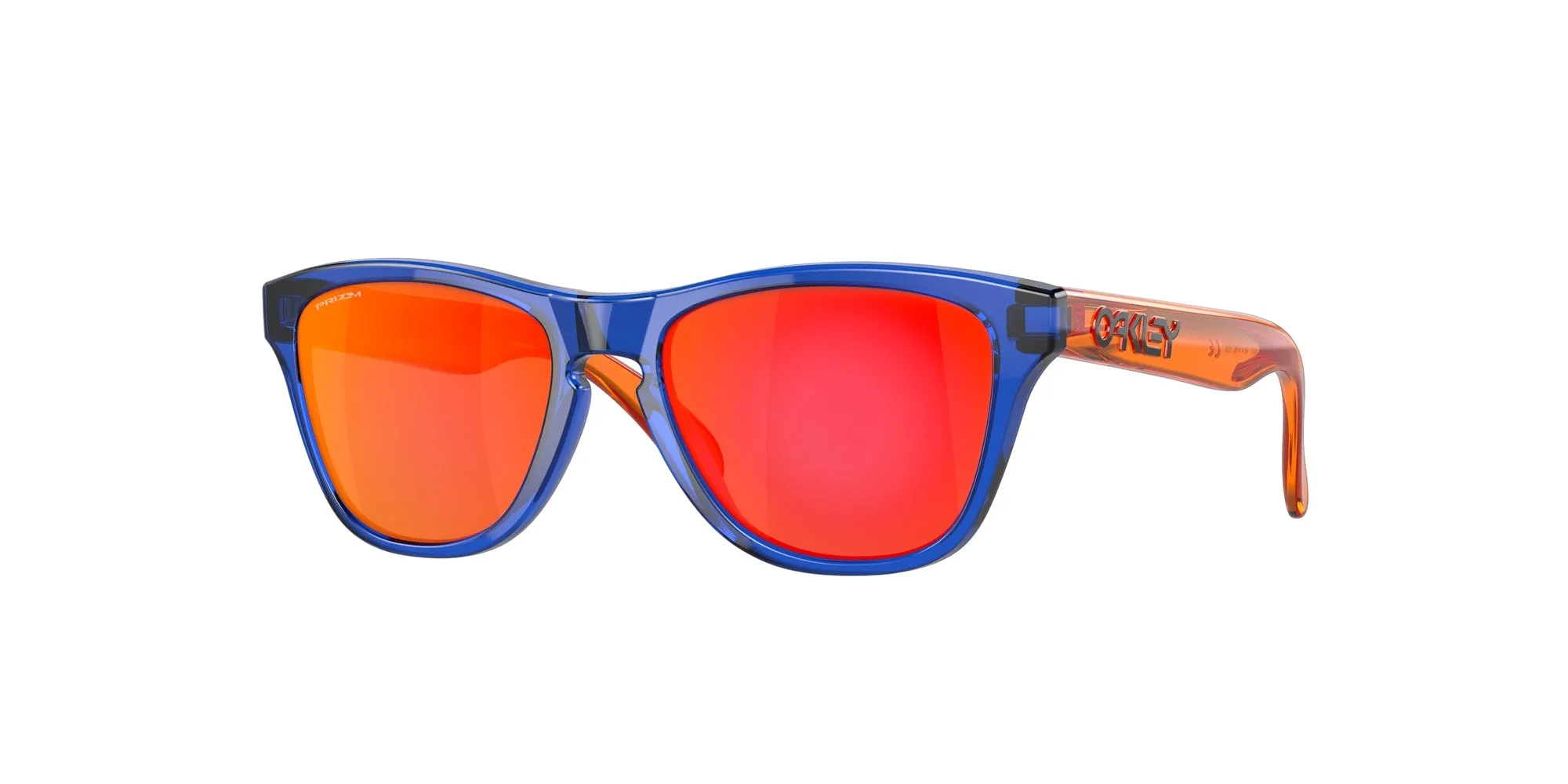Oakley OJ9009 FROGSKINS XXS 900906 Occhiali da sole bambino O_Matter Blu Rosso Squadrata Normale Prizm - immagine 1