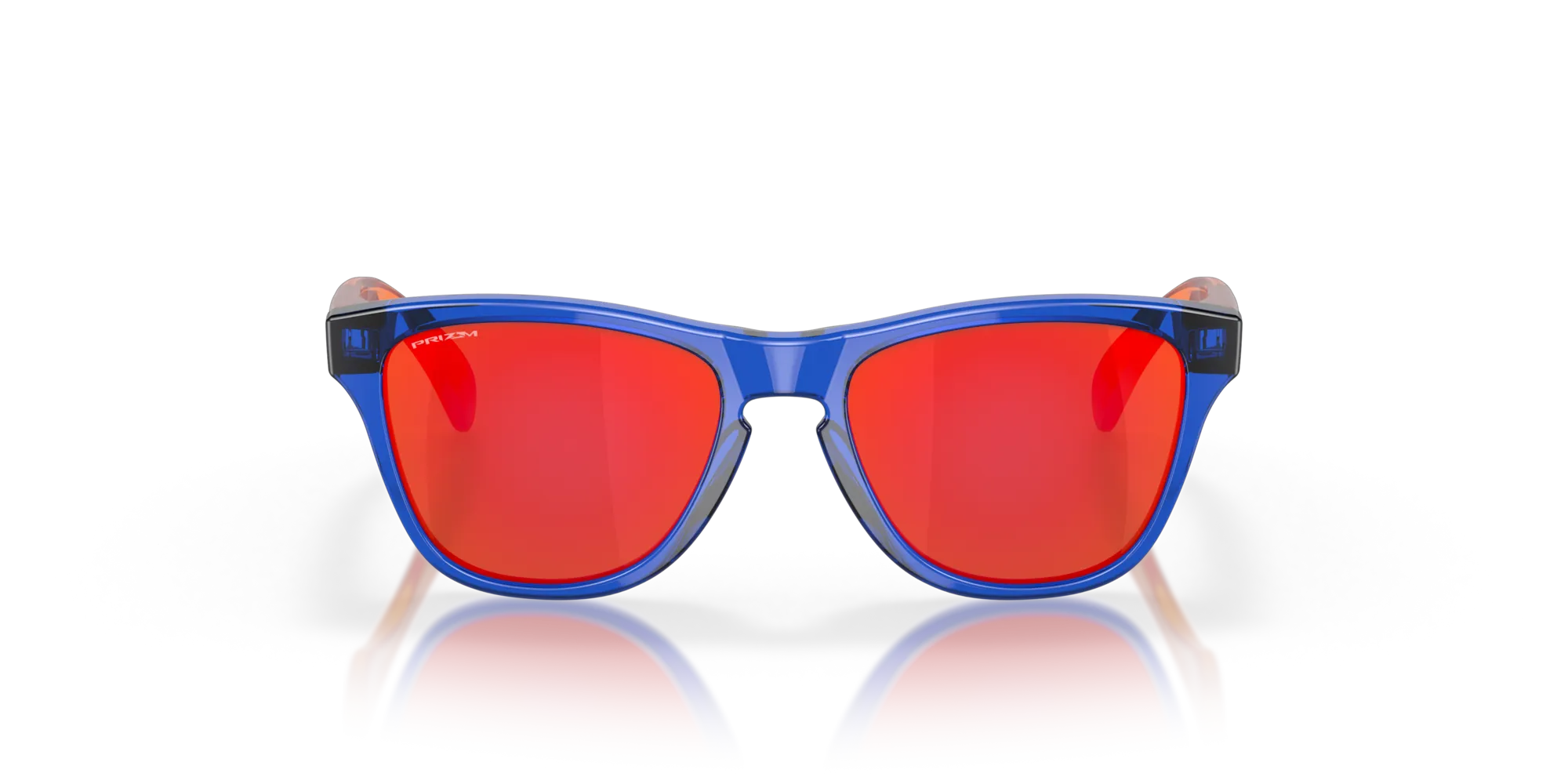 Oakley OJ9009 FROGSKINS XXS 900906 Occhiali da sole bambino O_Matter Blu Rosso Squadrata Normale Prizm - immagine 3