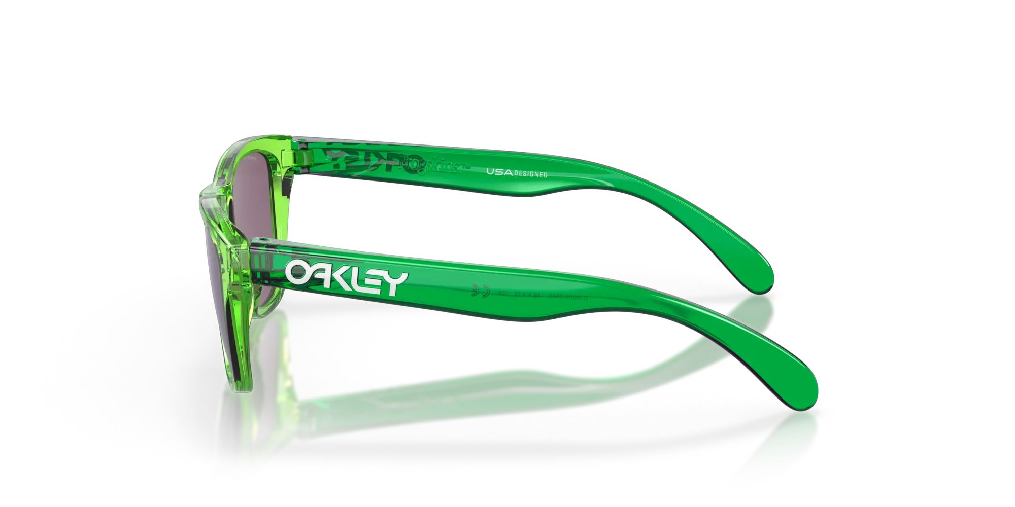 Oakley OJ9009 FROGSKINS XXS 900905 Occhiali da sole bambino O_Matter Verde Verde Squadrata Normale Prizm - immagine 4