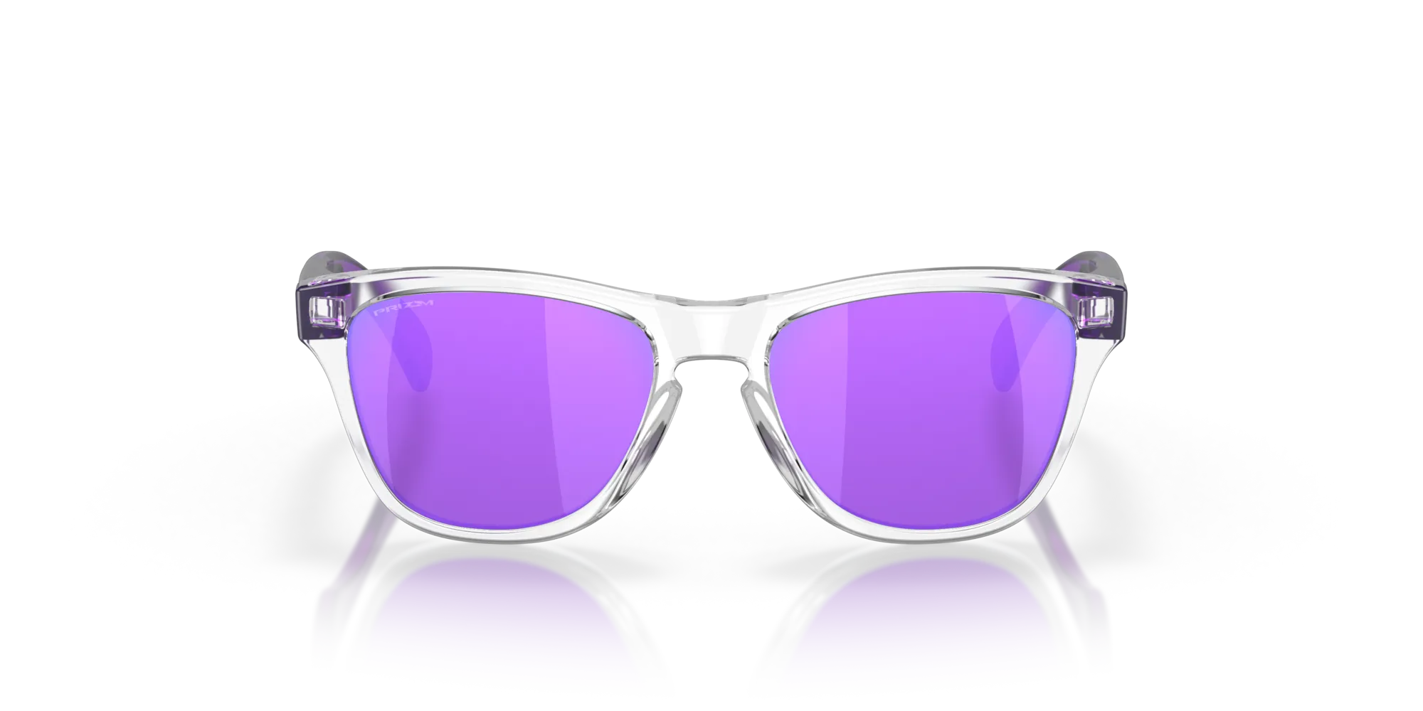 Oakley OJ9009 FROGSKINS XXS 900903 Occhiali da sole bambino O_Matter Trasparente Viola Squadrata Normale Prizm - immagine 3