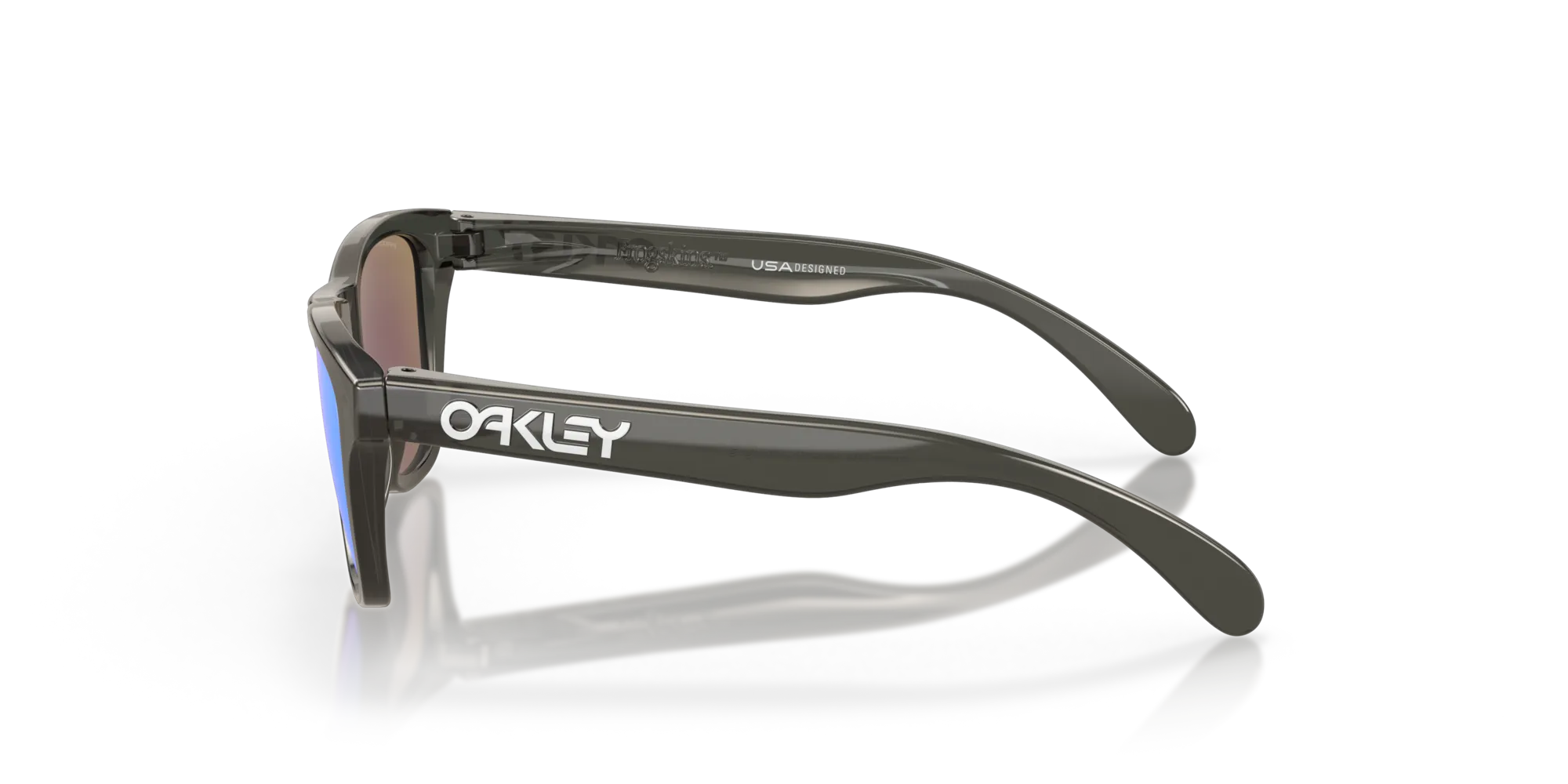 Oakley OJ9009 FROGSKINS XXS 900902 Occhiali da sole bambino O_Matter Grigio Blu Squadrata Normale Prizm - immagine 4